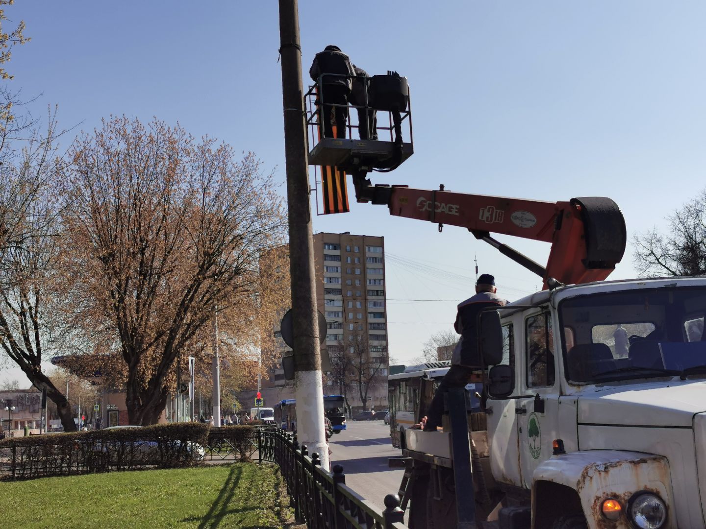 Подольск, улицы, праздник