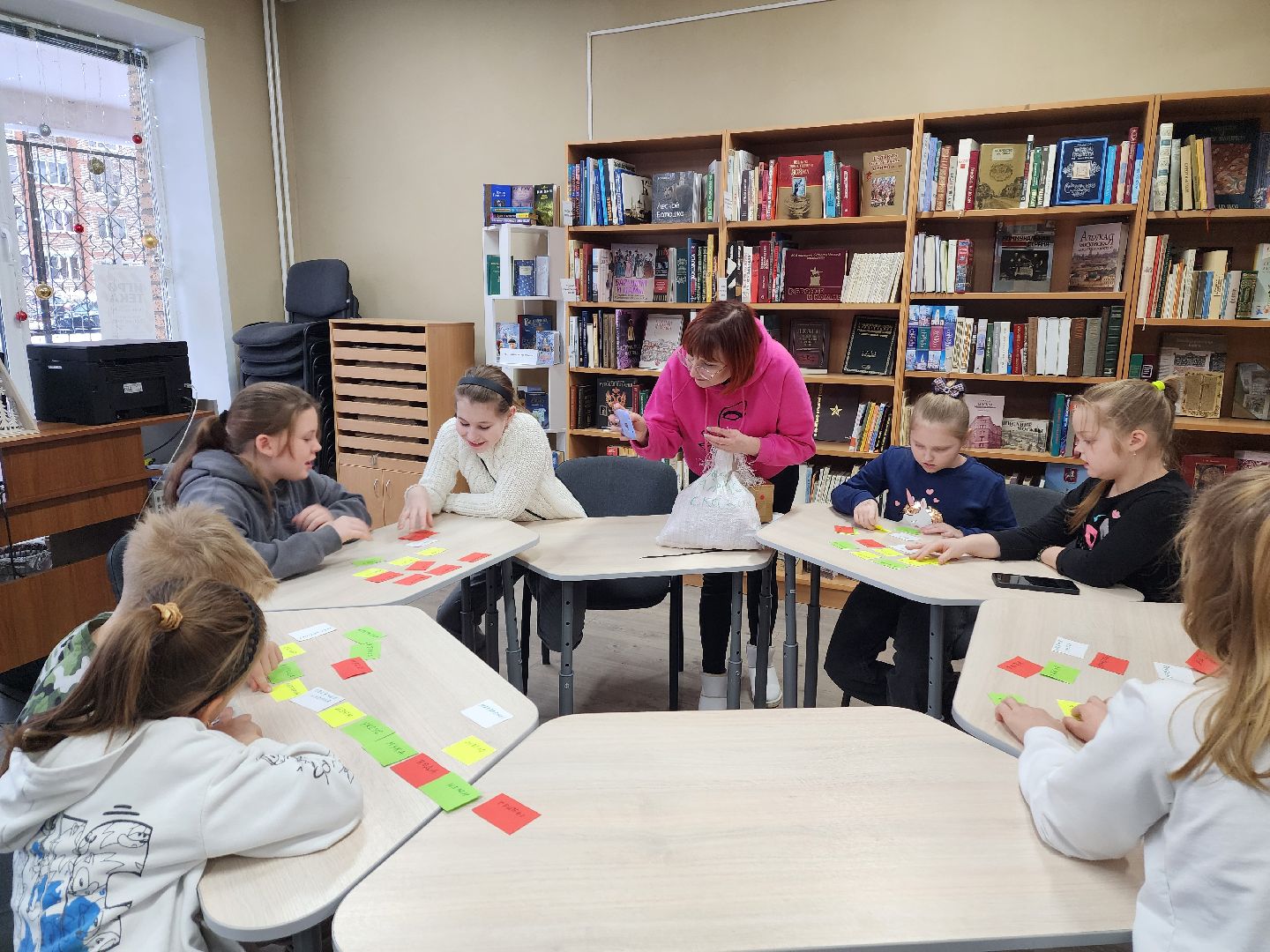 красноармейск, городской округ пушкинский, детская библиотека, новогодние каникулы, вертикалки,