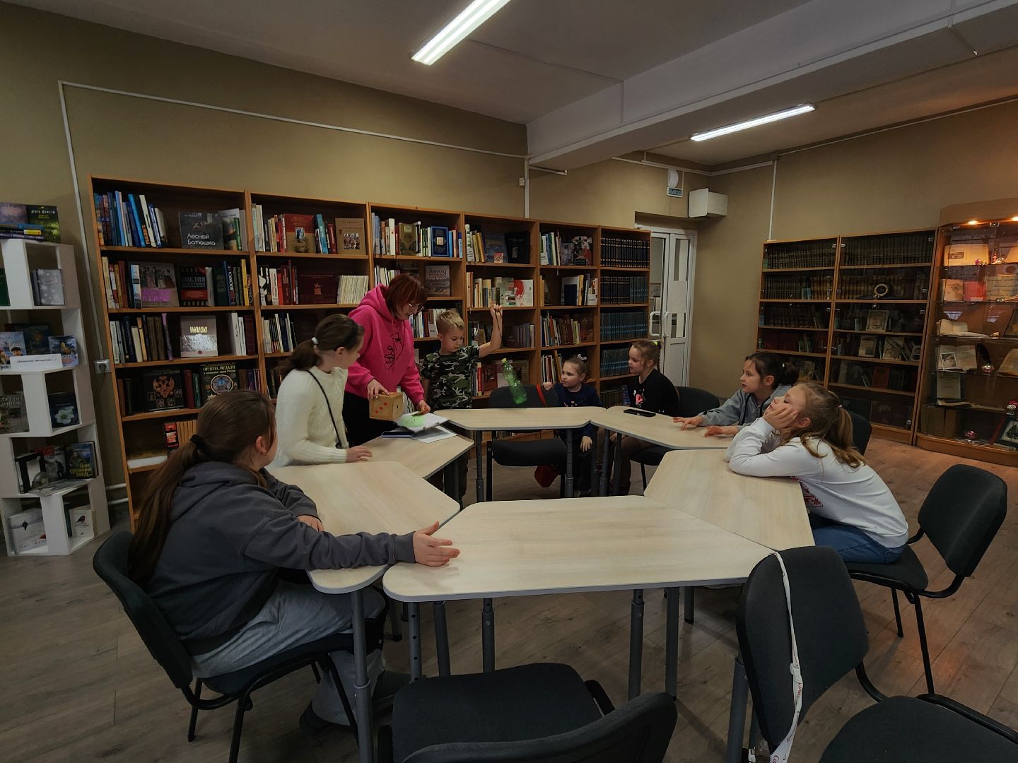 красноармейск, городской округ пушкинский, детская библиотека, новогодние каникулы, вертикалки,