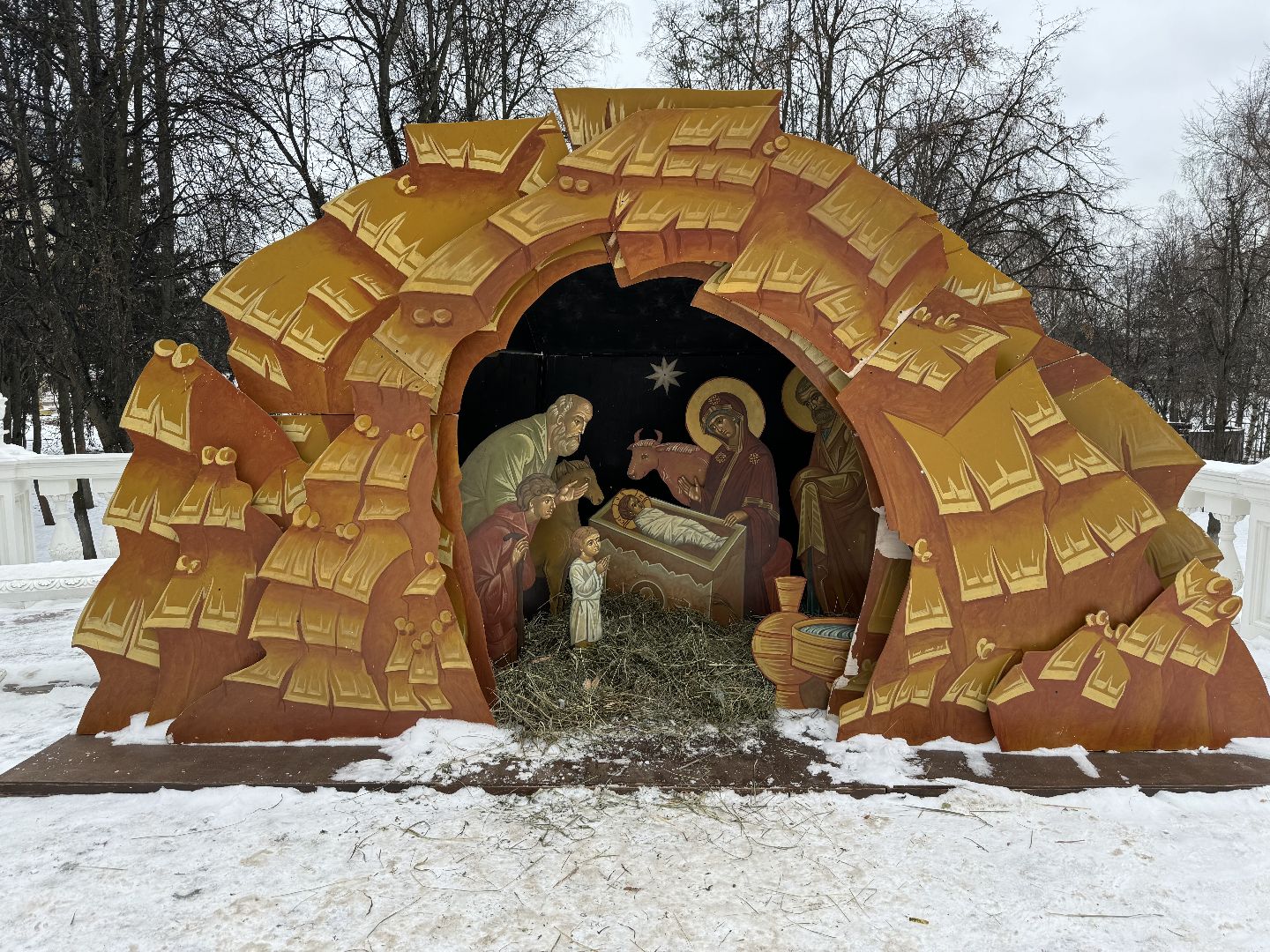 рождество христово, сочельник, Праздничное богослужение, Храм украшен, Храм великомученика Георгий Победоносца,