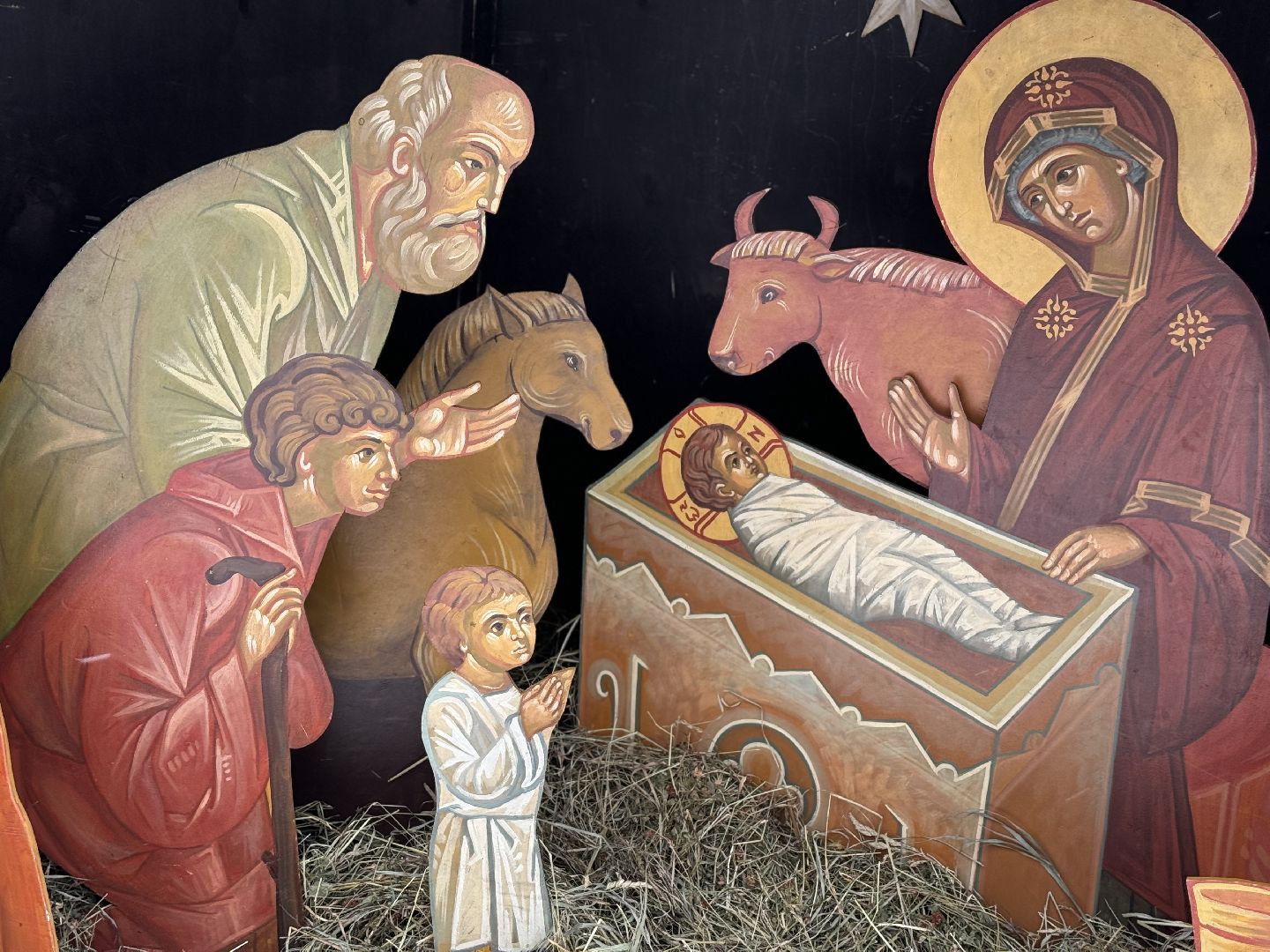 рождество христово, сочельник, Праздничное богослужение, Храм украшен, Храм великомученика Георгий Победоносца,