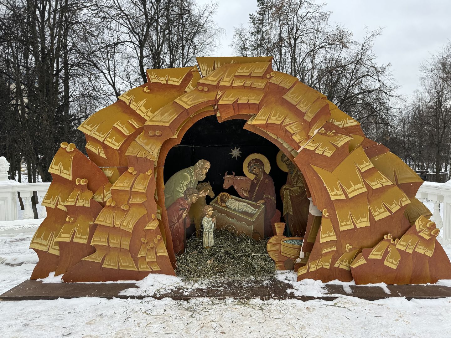 рождество христово, сочельник, Праздничное богослужение, Храм украшен, Храм великомученика Георгий Победоносца,