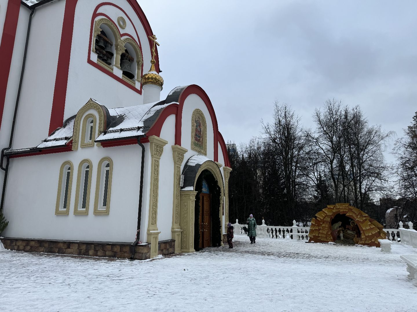 рождество христово, сочельник, Праздничное богослужение, Храм украшен, Храм великомученика Георгий Победоносца,