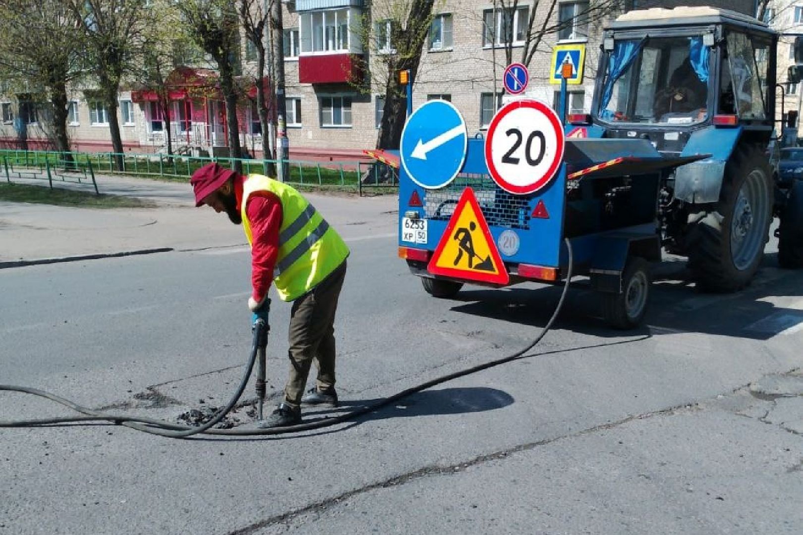 Подольск, дороги, ремонт