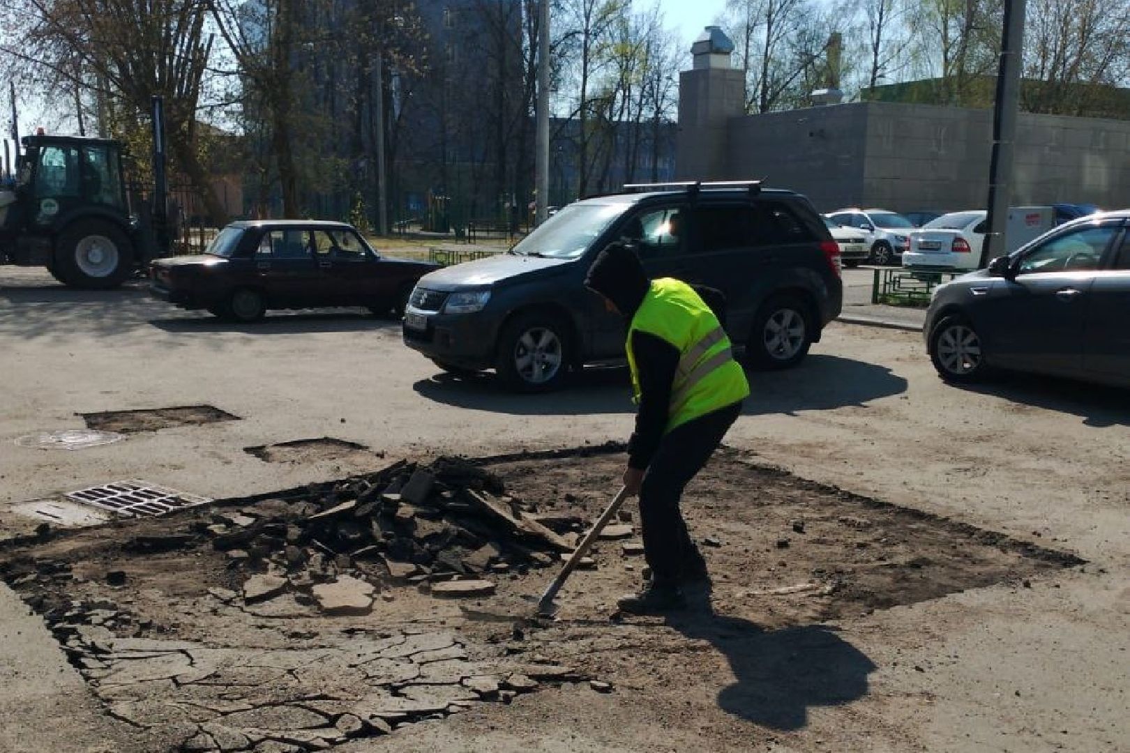 Подольск, дороги, ремонт