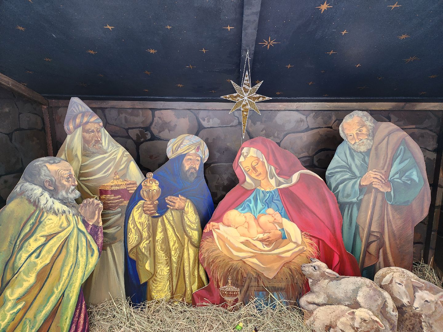 долгопрудный, сочельник, рождество христово, украшение храмов, ясли, вертикалки,