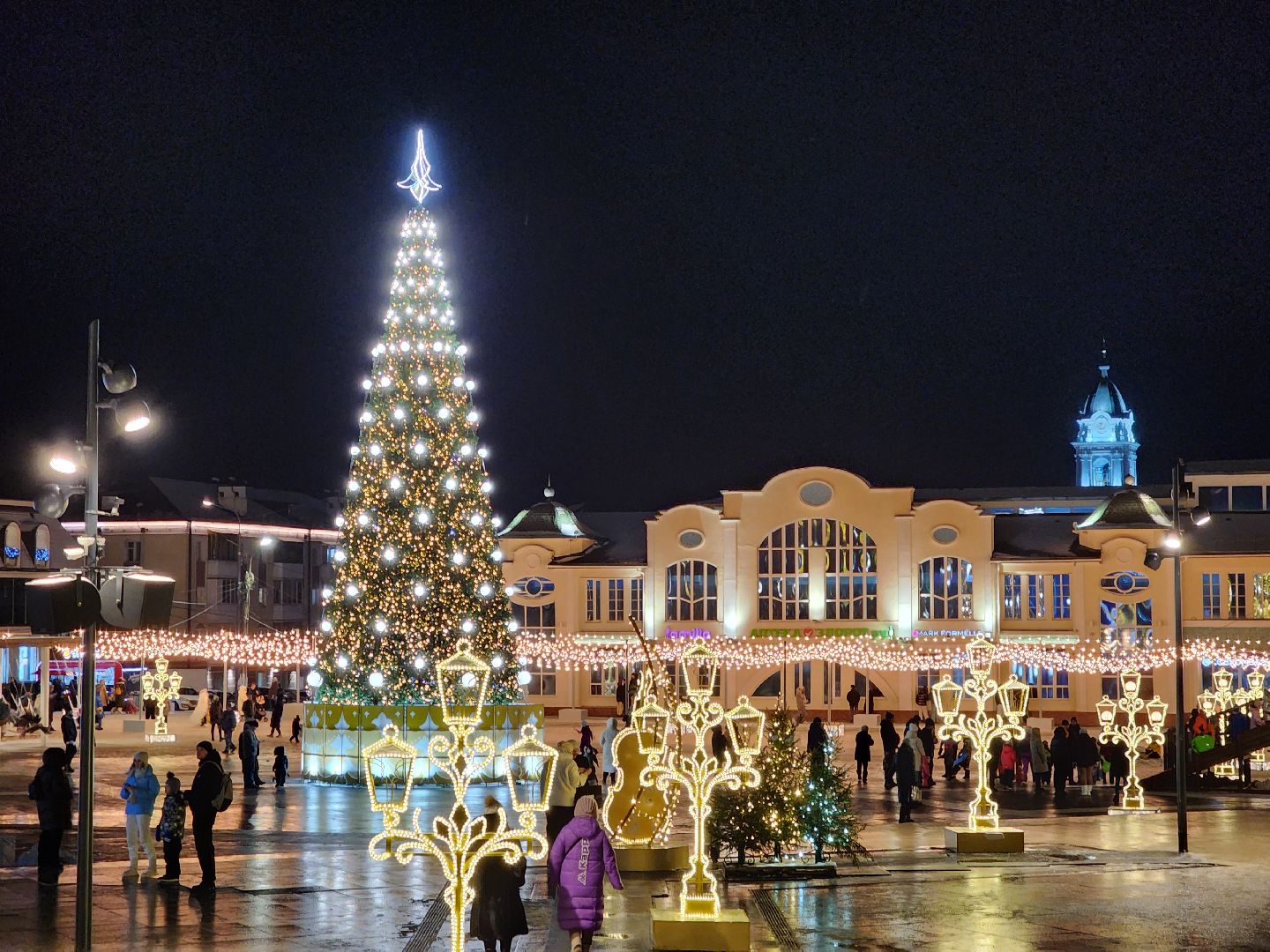 ногинск, жители, общество, новогодняя елка, голосование, елки России, новый год, фонтанная площадь,