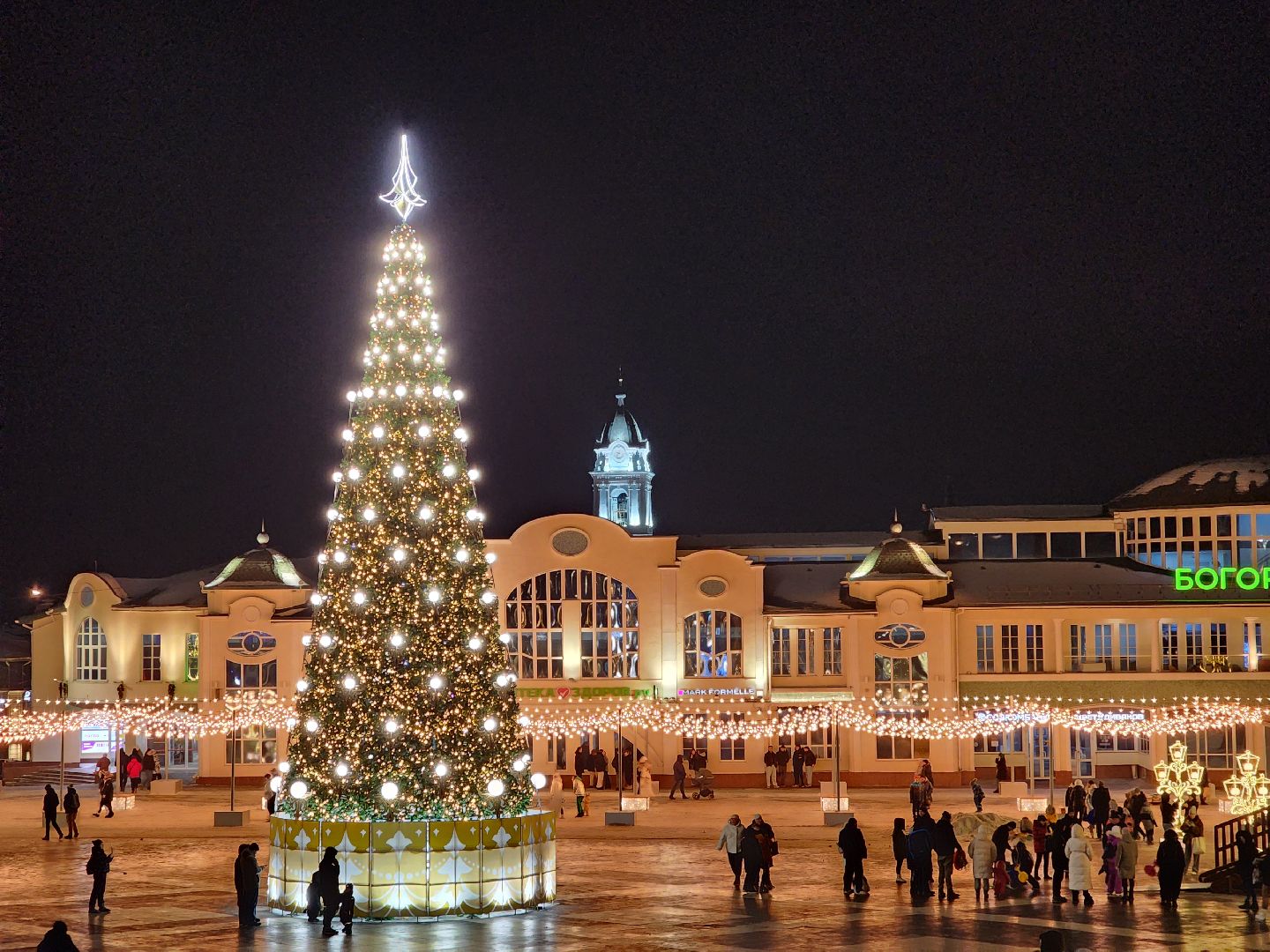 ногинск, жители, общество, новогодняя елка, голосование, елки России, новый год, фонтанная площадь,