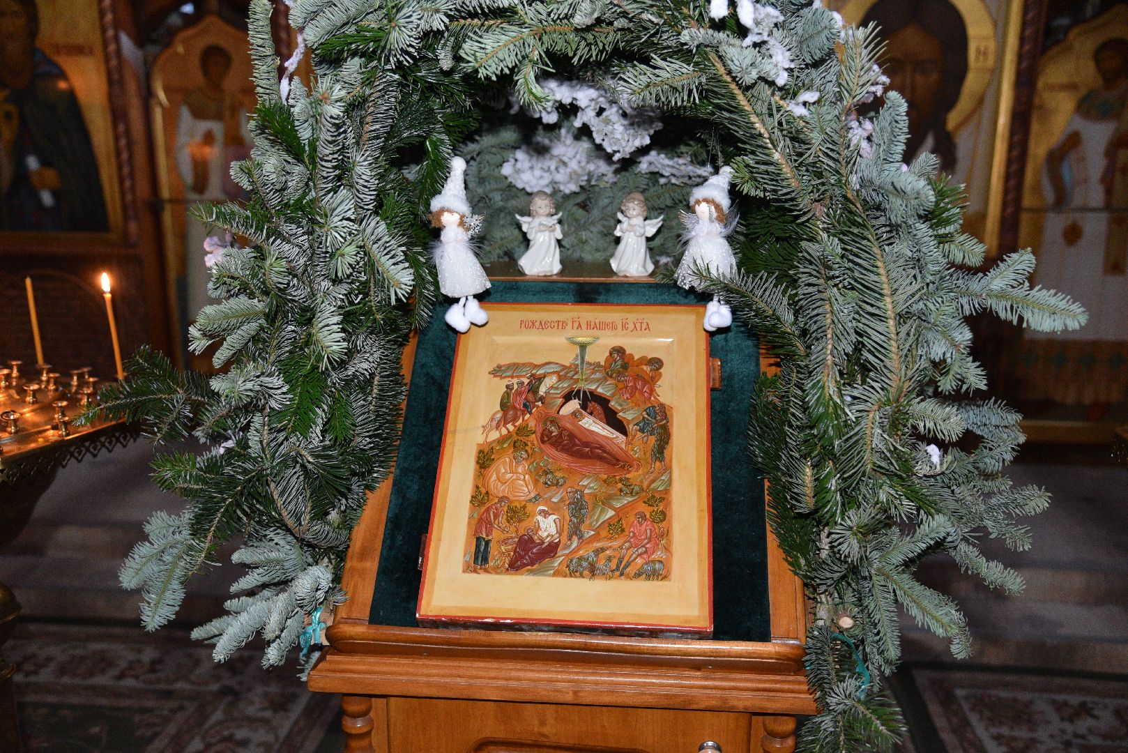 лотошино, рождество, рождество христово, рождественский сочельник, храм серафима саровского,