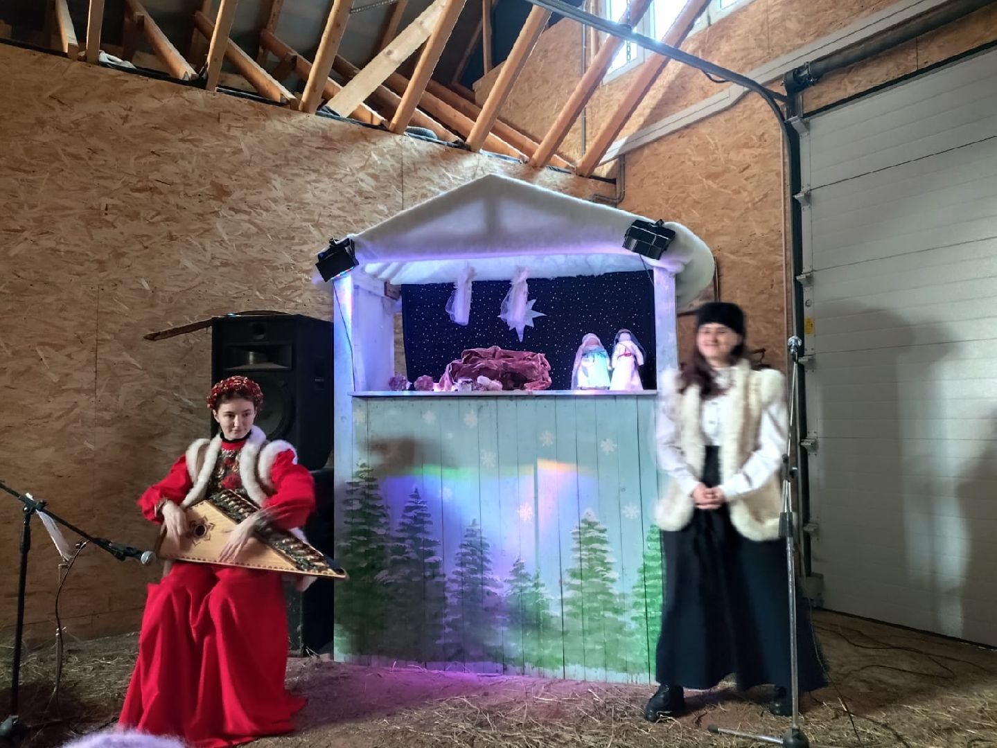 вертикалки, пушкино, экоферма, дети, животные, мини-зоопарк с животными, рождественская сказка, рождество христово, вертеп, кукольный театр, ангел, мастер-класс,