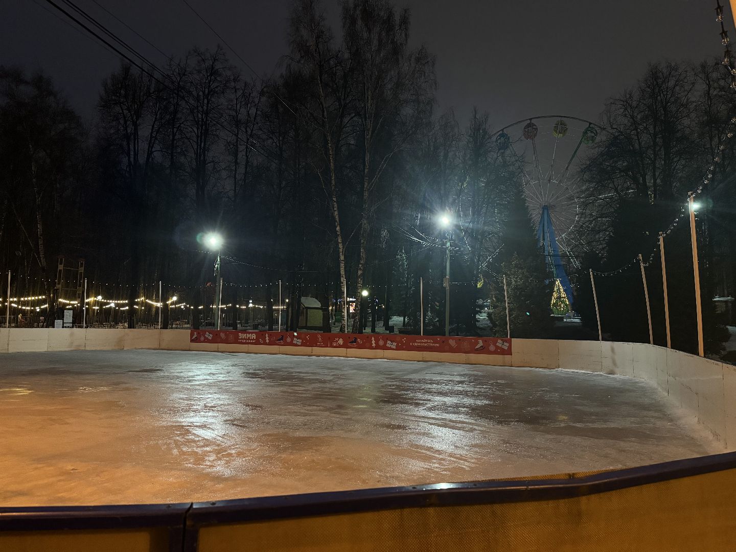 Катки Ленинского округа, Катание на коньках, Зимние развлечения, Зима в Подмосковье,