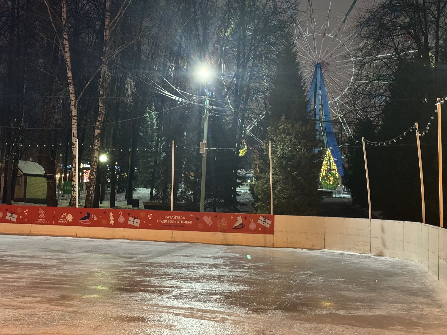 Катки Ленинского округа, Катание на коньках, Зимние развлечения, Зима в Подмосковье,