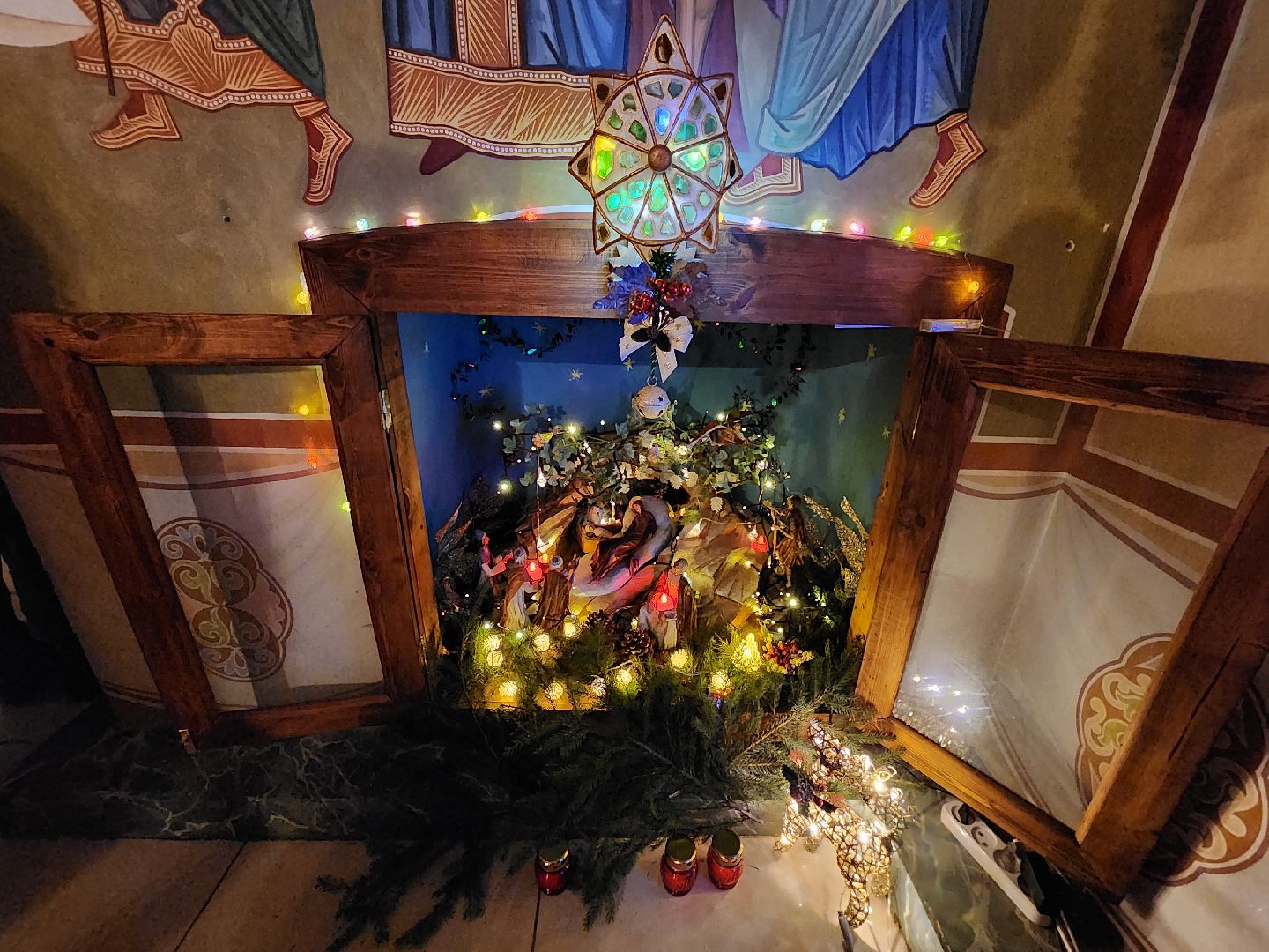 Чехов, Рождество Христово, христианский праздник, Иоанно-Предтеченский храм, праздничное богослужение, божественная литургия,православные христиане, православие,