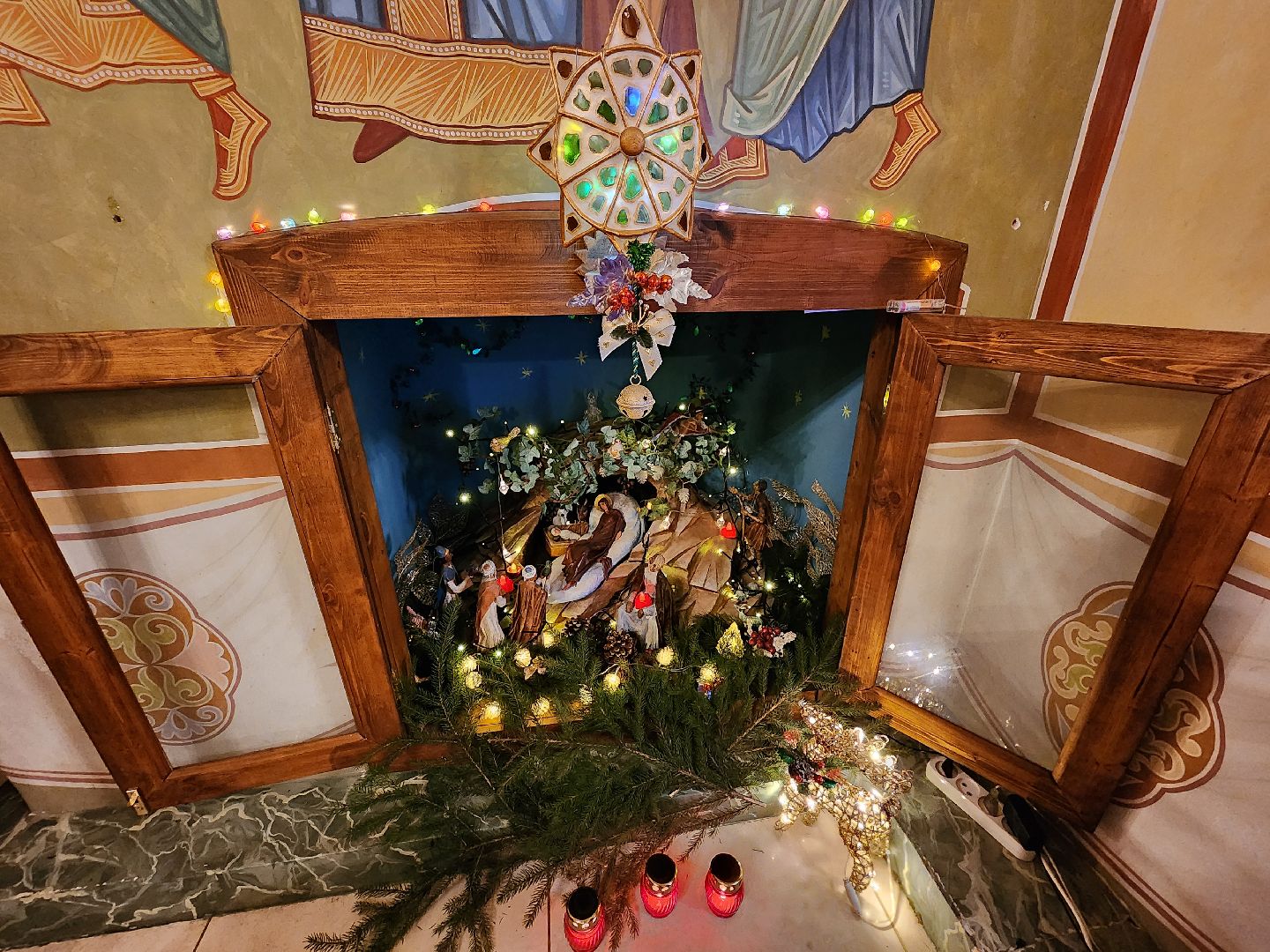 Чехов, Рождество Христово, христианский праздник, Иоанно-Предтеченский храм, праздничное богослужение, божественная литургия,православные христиане, православие,