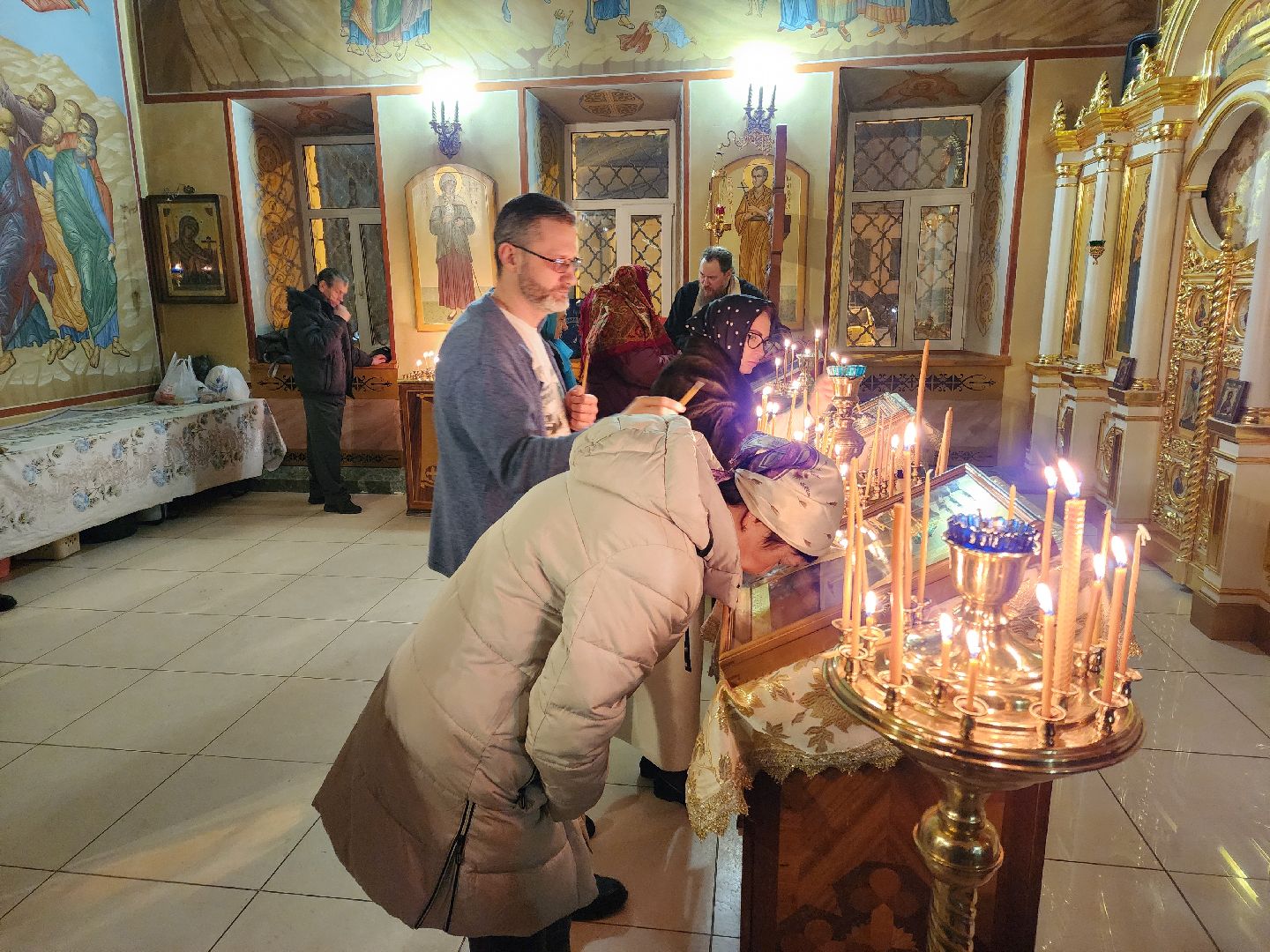 Чехов, Рождество Христово, христианский праздник, Иоанно-Предтеченский храм, праздничное богослужение, божественная литургия,православные христиане, православие,