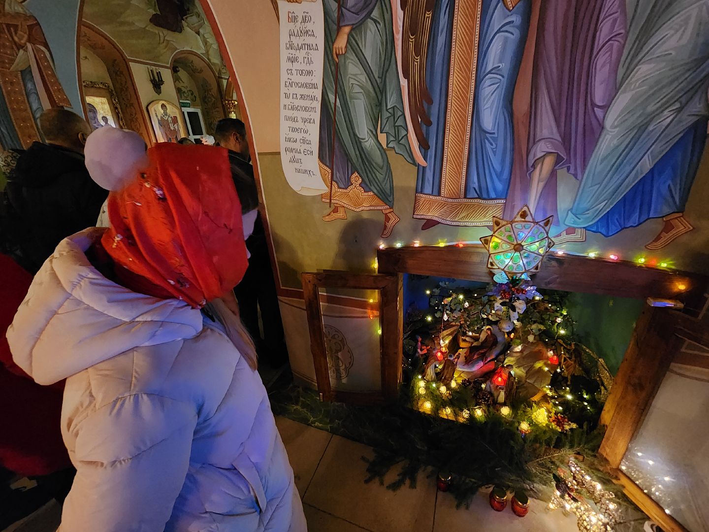 Чехов, Рождество Христово, христианский праздник, Иоанно-Предтеченский храм, праздничное богослужение, божественная литургия,православные христиане, православие,