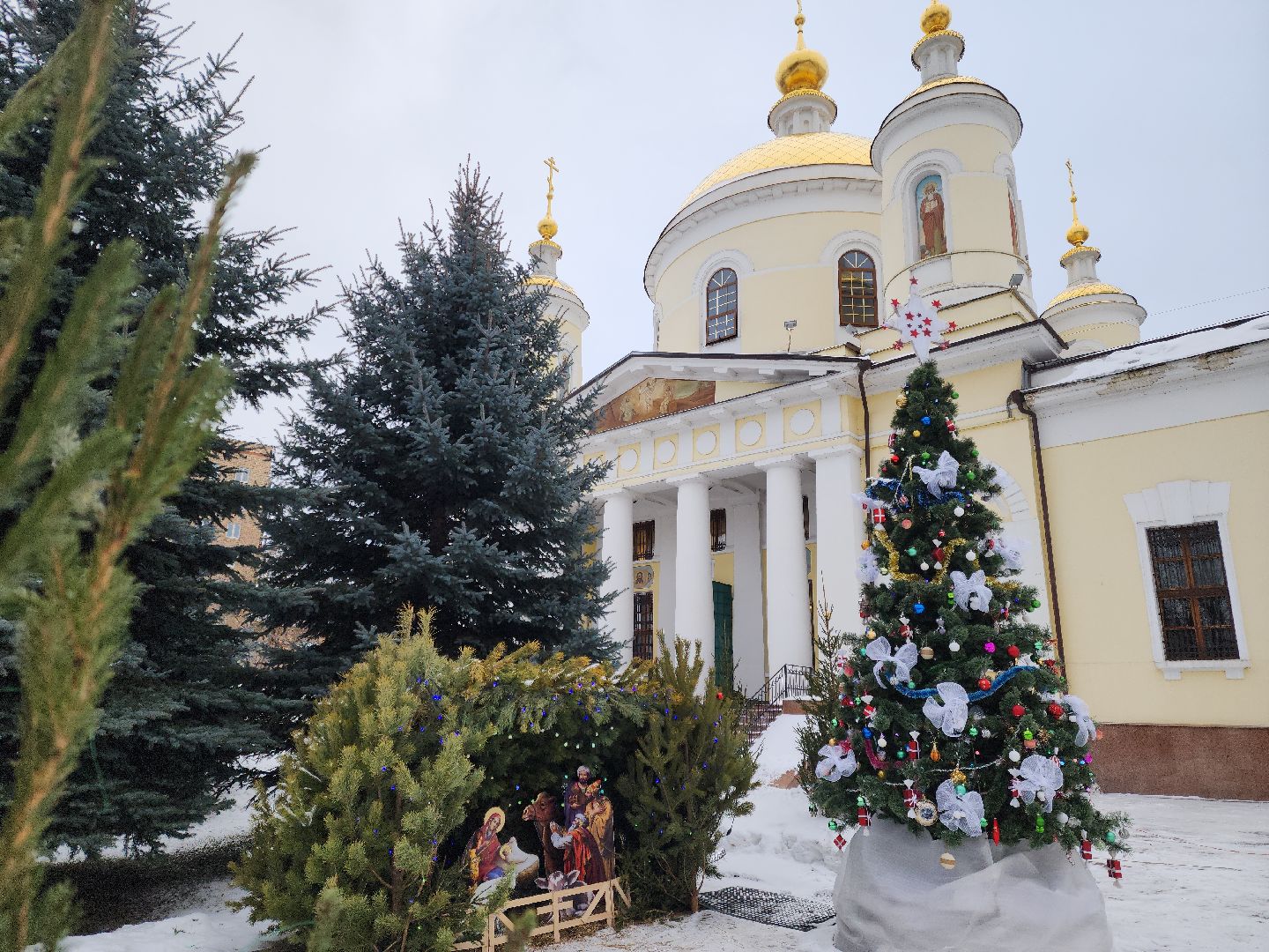 Рождество, Подольск, Православный праздник, Богослужение, Рождественский вертеп, вертикалки,