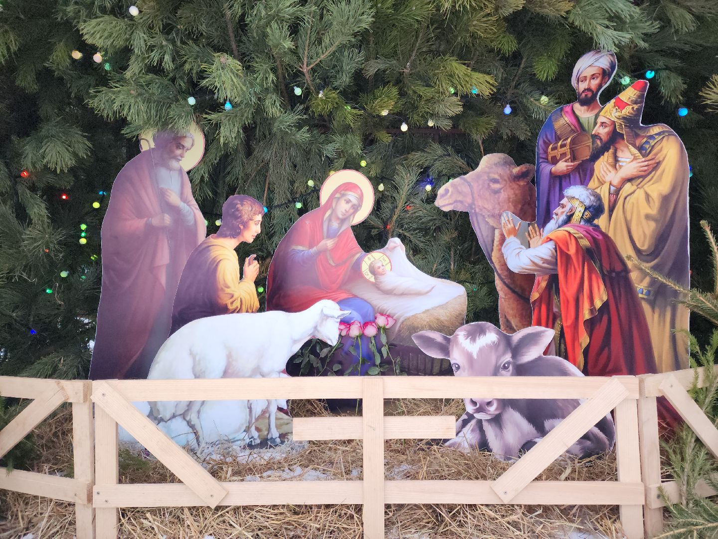 Рождество, Подольск, Православный праздник, Богослужение, Рождественский вертеп, вертикалки,