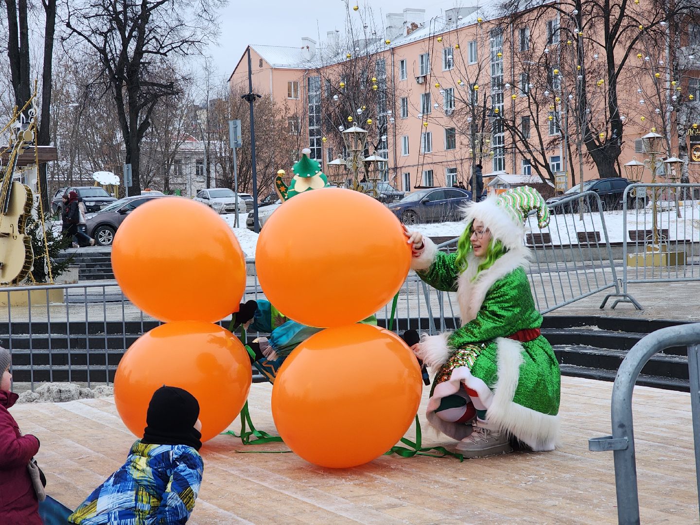 ногинск, дети, общество, жители, новый год, дед мороз, новогоднее представление, елка, вертикалки,