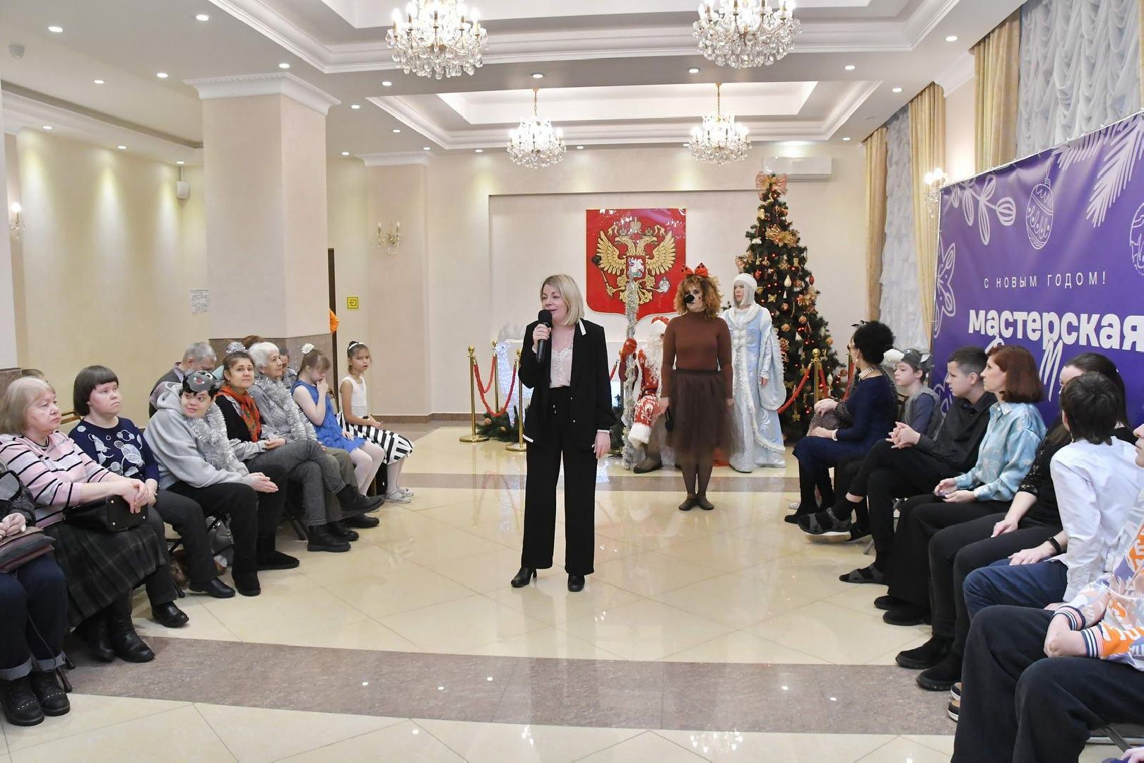 новый год, новогодняя фотозона в ДК, Власиха дворец культуры, праздник во Дворце, Власиха новый год,