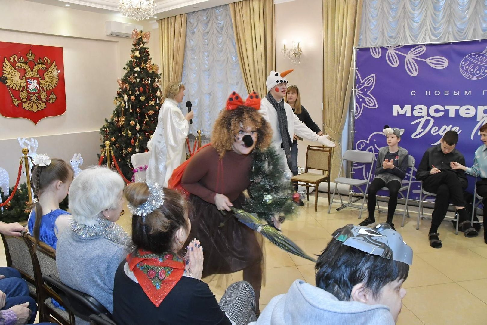 новый год, новогодняя фотозона в ДК, Власиха дворец культуры, праздник во Дворце, Власиха новый год,