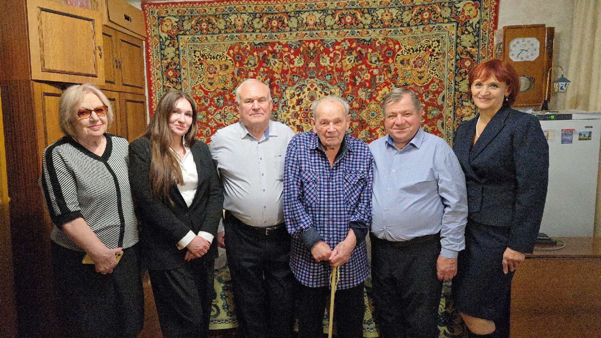 ветеран ВОВ, ветеран ВОВ Фоменко Власиха, новый год власиха, поздравления ветерана ВОВ,юбилейный год,