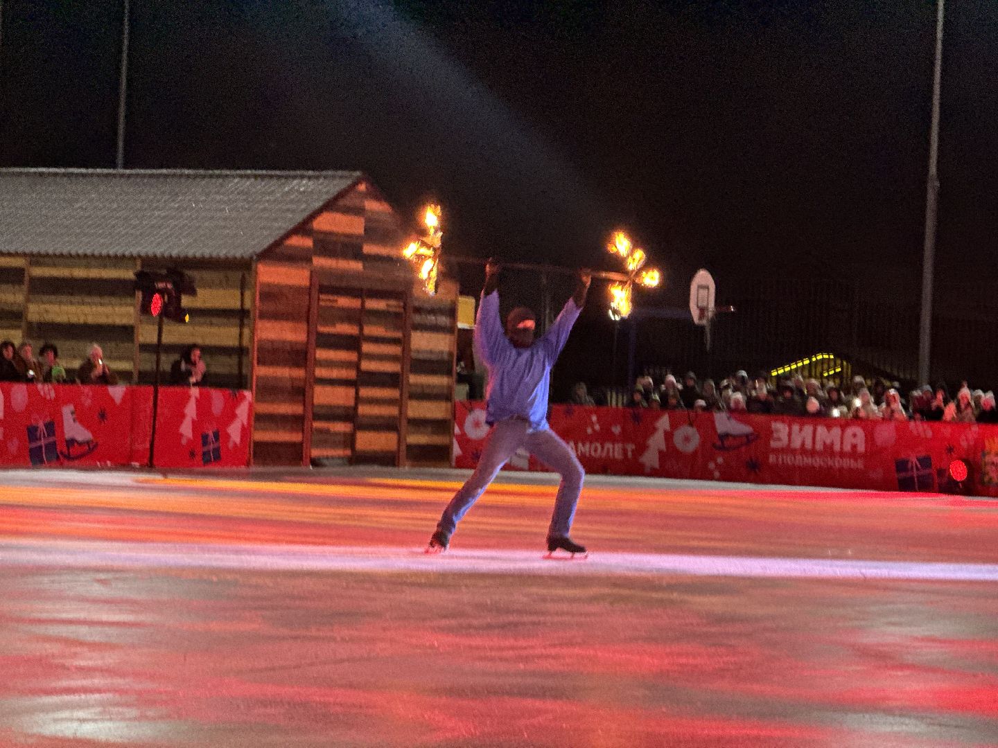 гала-шоу ильи авербуха, гала-шоу чемпионы, чемпионы и звезды фигурного катания, Илья Авербух, Глава Ленинского округа, Каток в Мисайлово, зима в подмомсковье,