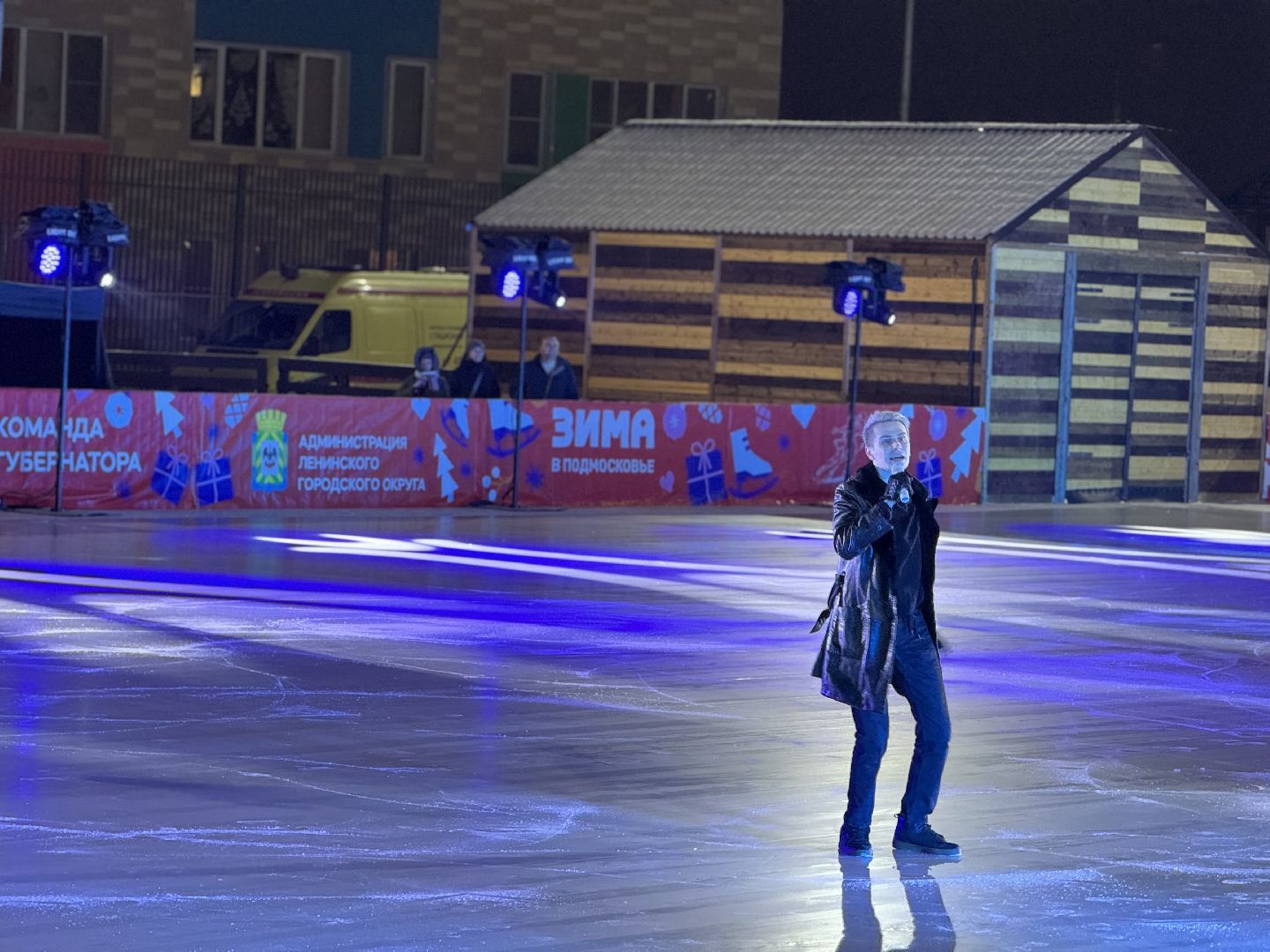 гала-шоу ильи авербуха, гала-шоу чемпионы, чемпионы и звезды фигурного катания, Илья Авербух, Глава Ленинского округа, Каток в Мисайлово, зима в подмомсковье,