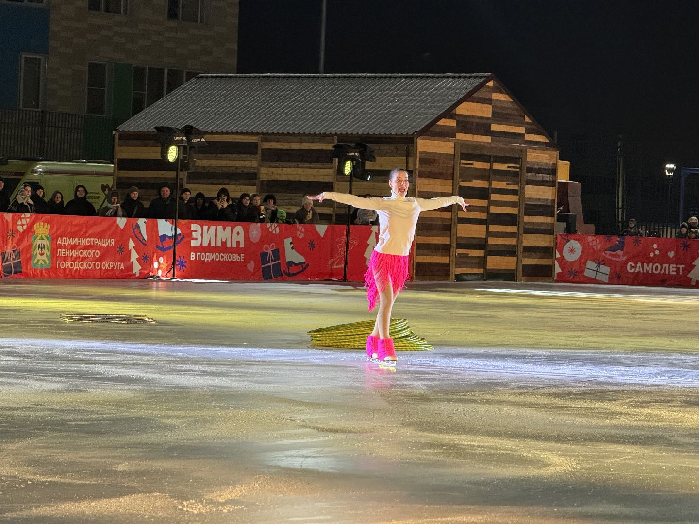 гала-шоу ильи авербуха, гала-шоу чемпионы, чемпионы и звезды фигурного катания, Илья Авербух, Глава Ленинского округа, Каток в Мисайлово, зима в подмомсковье,