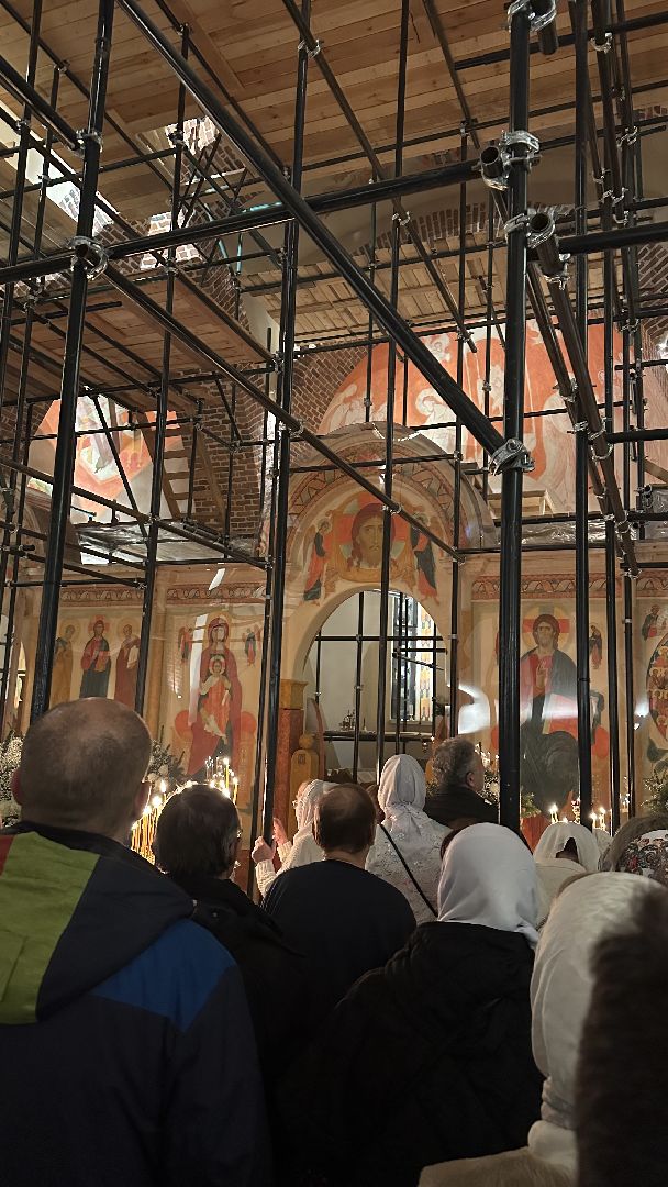 шаховская, всехсвятский храм, рождественская служба, рождественские богослужения, рождество, рождество христово, вертикалки,