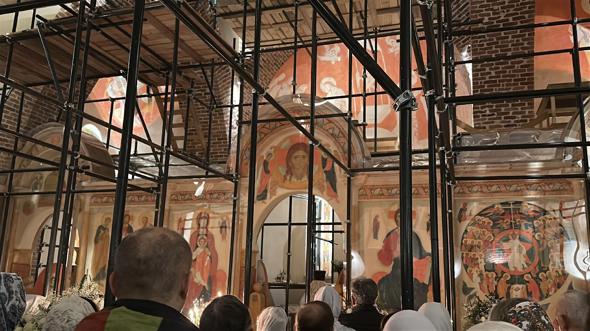 шаховская, всехсвятский храм, рождественская служба, рождественские богослужения, рождество, рождество христово, вертикалки,