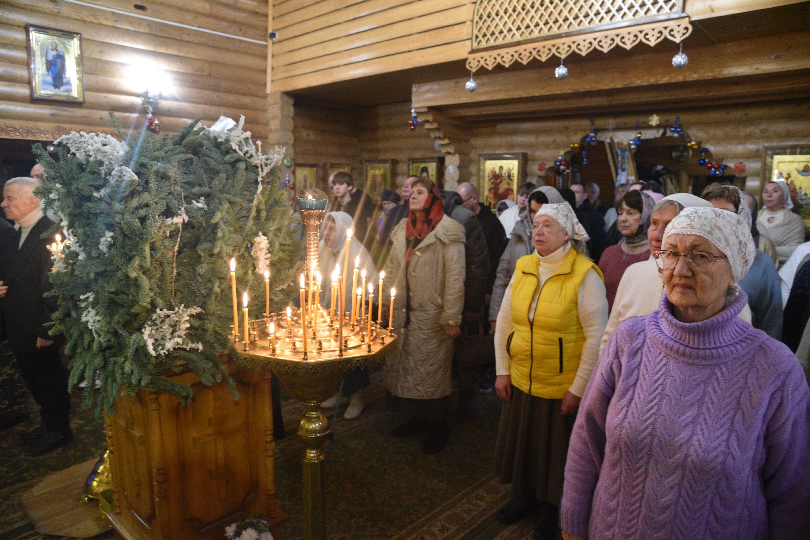 лотошино, храм серафима саровского, рождество, рождество христово, церковь, праздник,