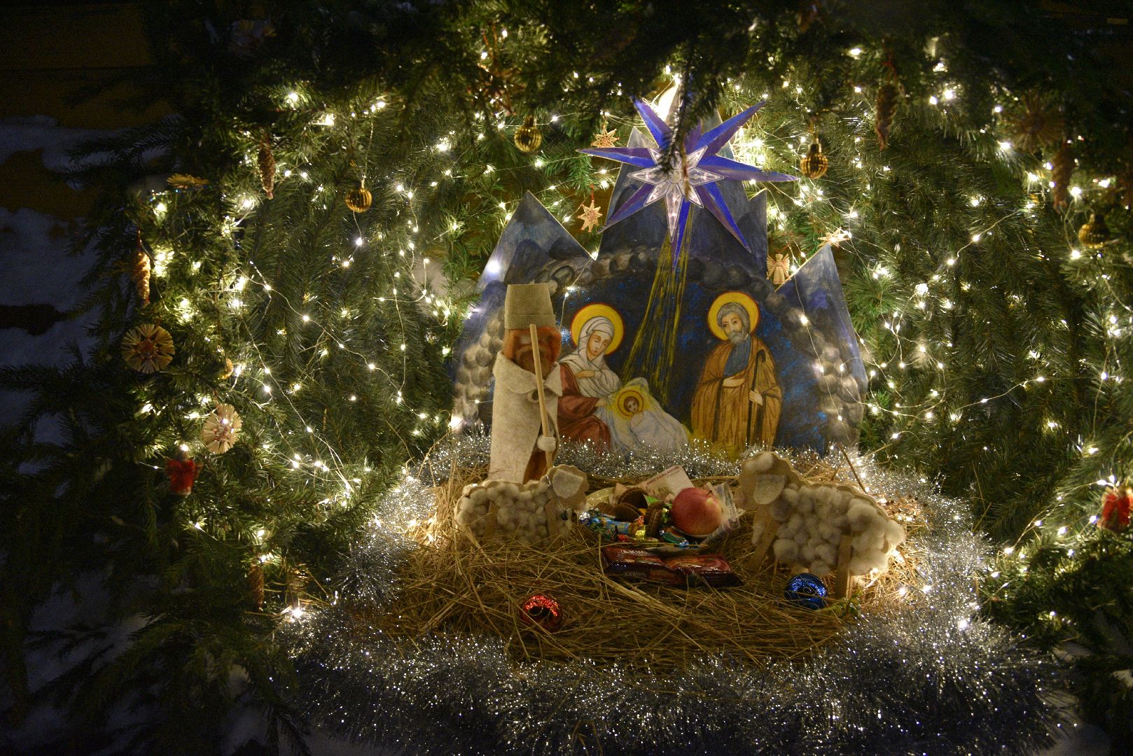 лотошино, храм серафима саровского, рождество, рождество христово, церковь, праздник,