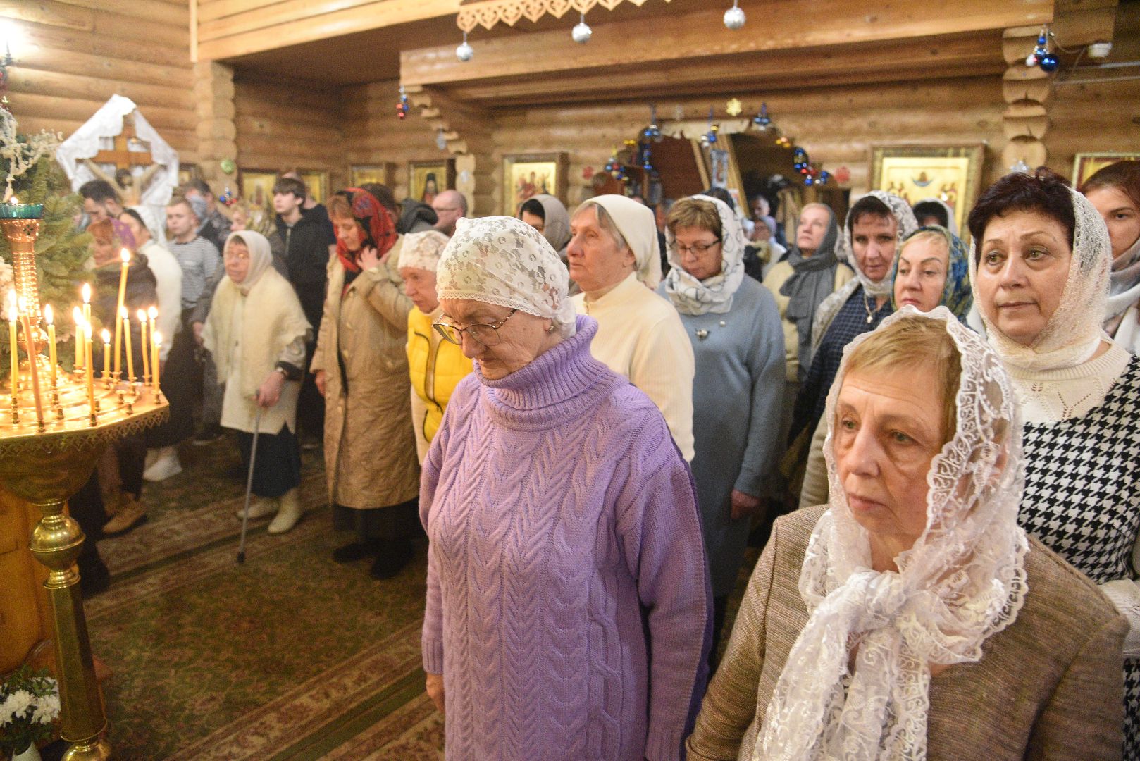лотошино, храм серафима саровского, рождество, рождество христово, церковь, праздник,