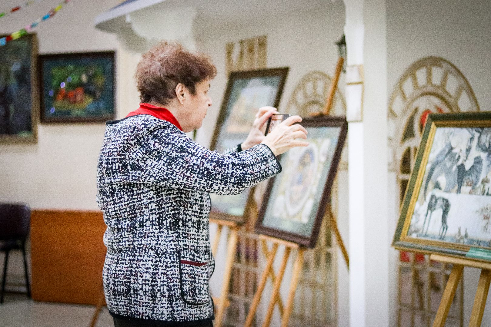 Клин, общество, выставки, культура, картины, вертикалки,