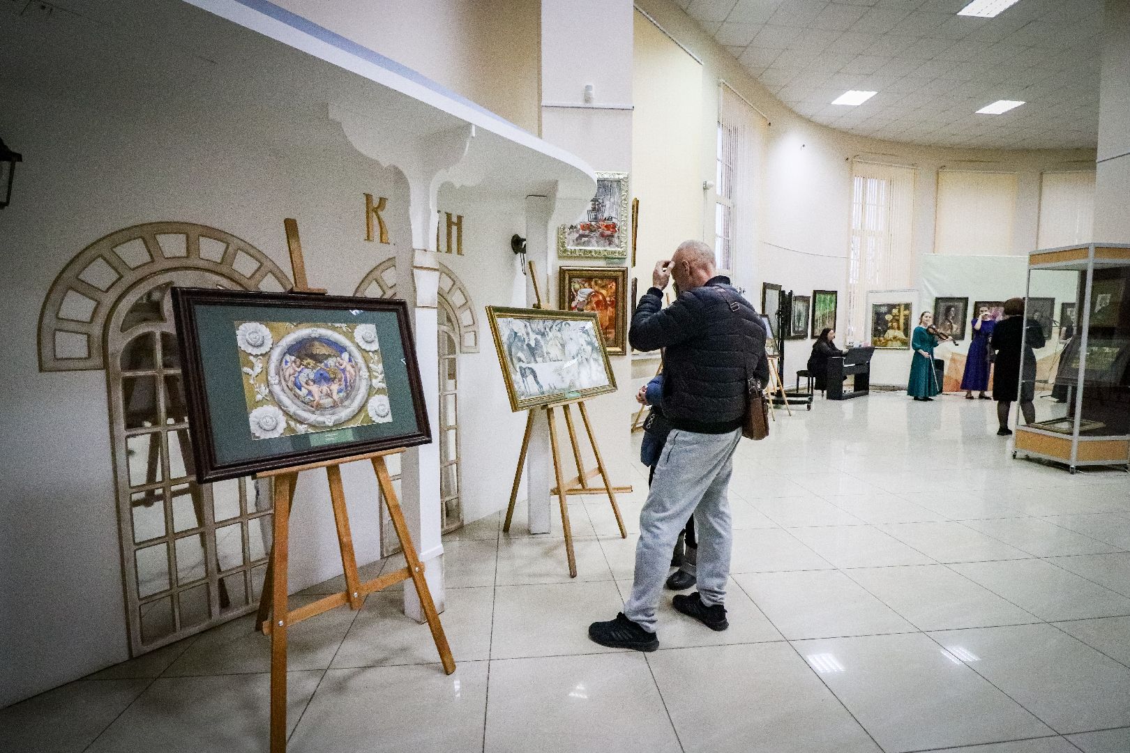 Клин, общество, выставки, культура, картины, вертикалки,