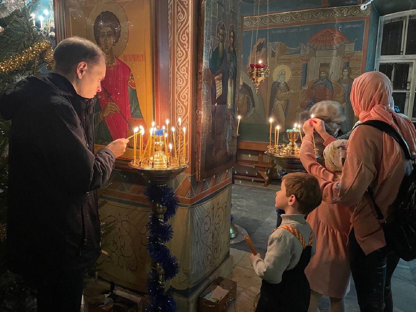 Талдом, Храм Михаила Архангела, Рождество, вертикалки,