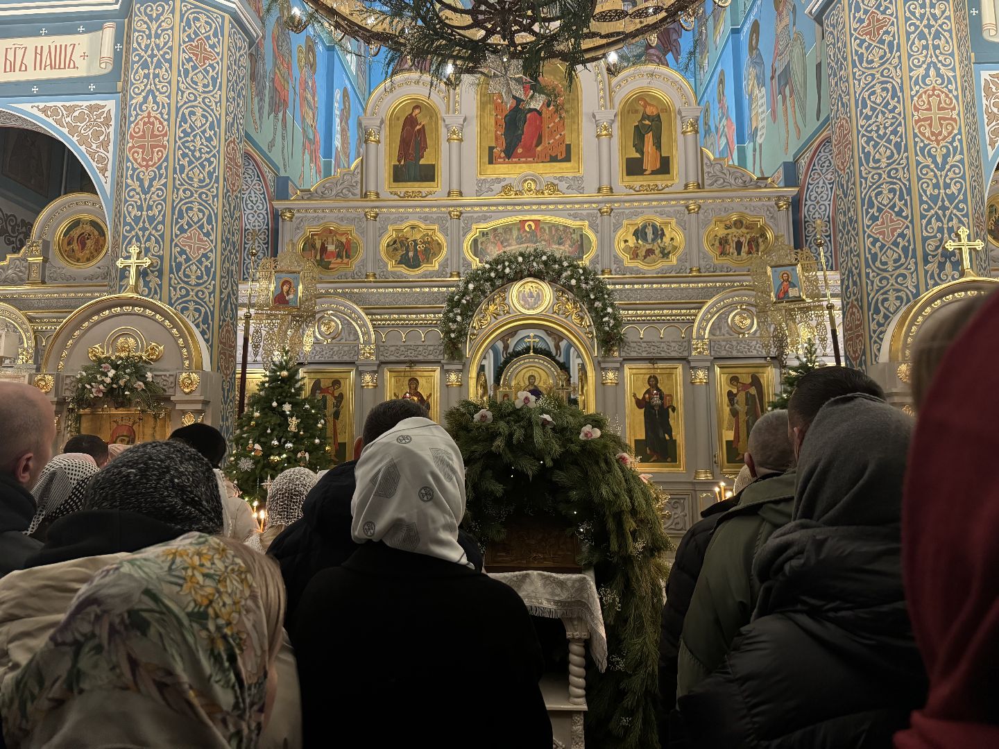 рождественская служба, рождественская литургия, Праздник Рождества Христова, храм георгия победоносца, Храмы Ленинского округа,