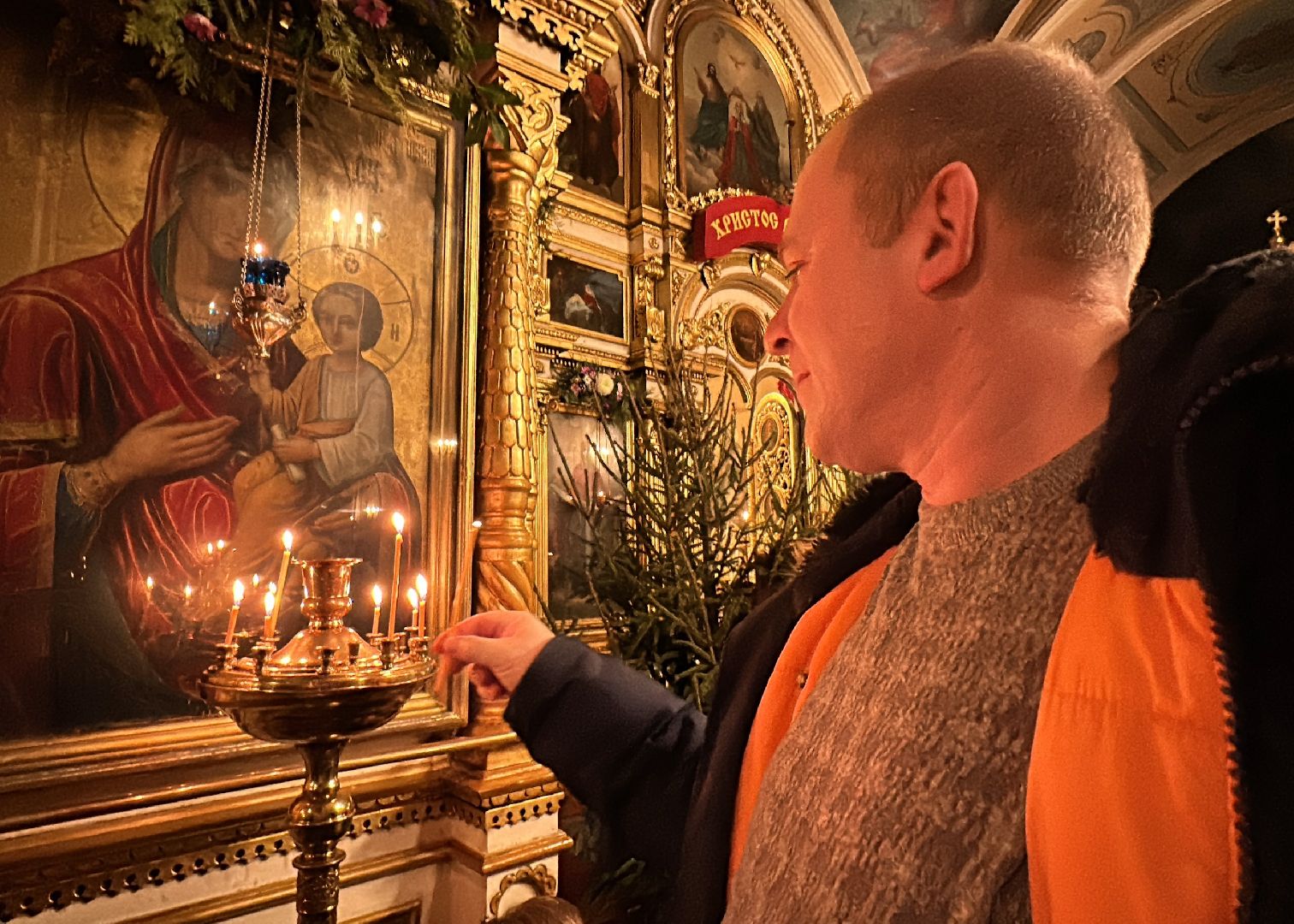 Клин, общество, рождество христово, рождественская литургия, вера, вертикалки,