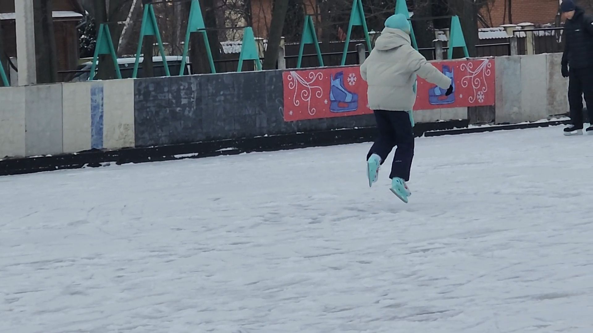 вертикалки, Бронницы, Открылся каток, Стадион Центральный, Каток на стадионе,