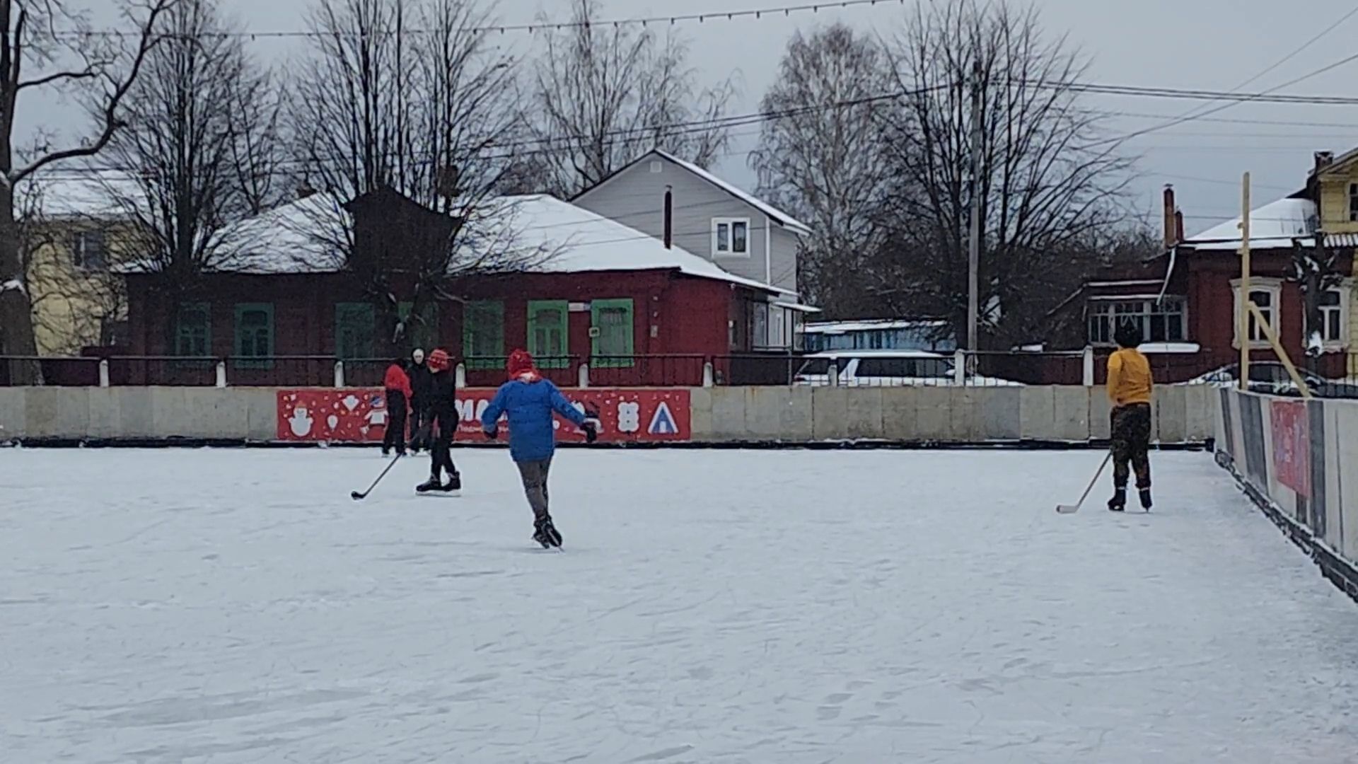 вертикалки, Бронницы, Открылся каток, Стадион Центральный, Каток на стадионе,