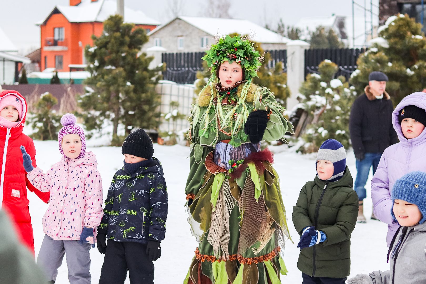 Клин, общество, народные гуляния и забавы, зима в подмосковье, люди, праздники,