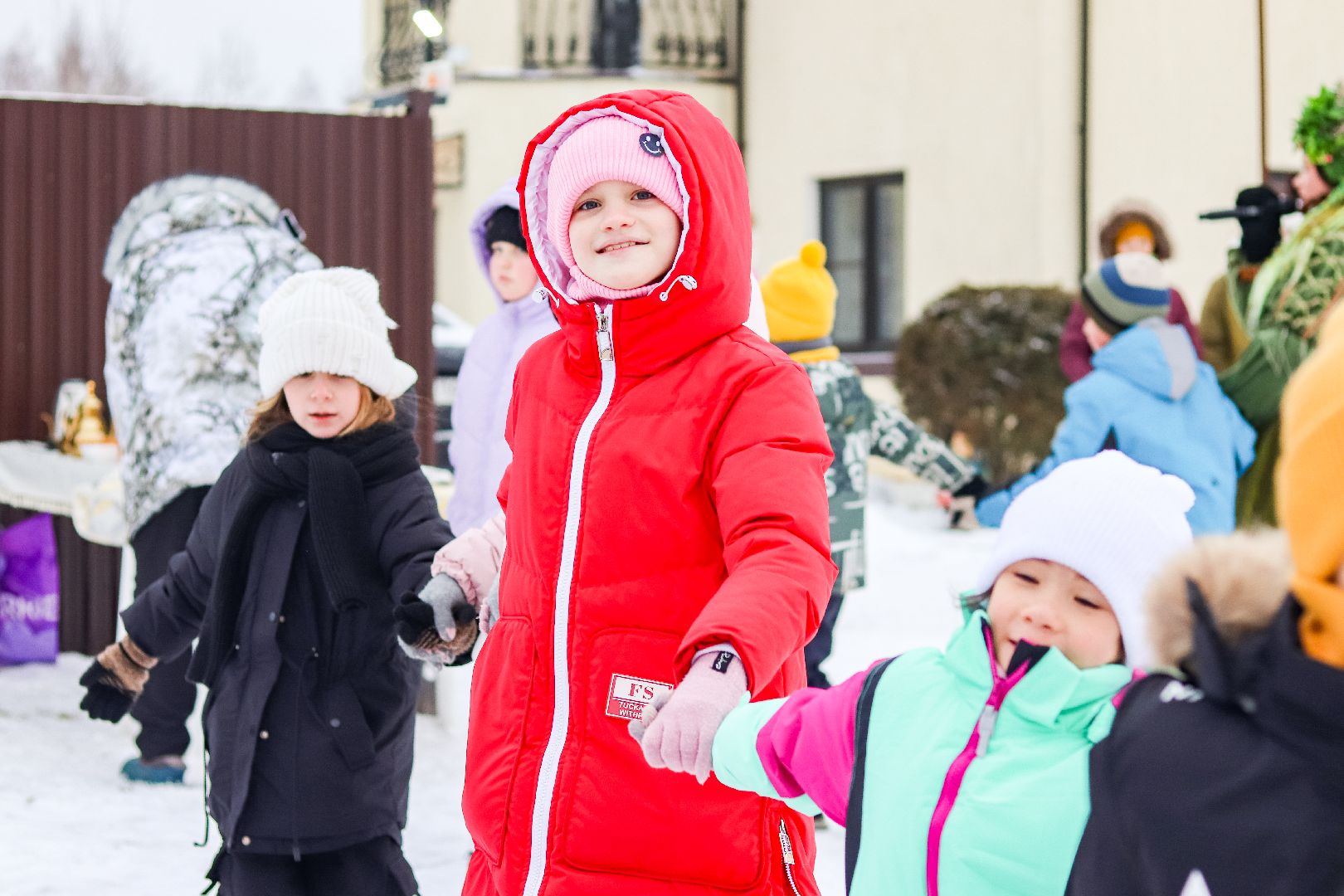 Клин, общество, народные гуляния и забавы, зима в подмосковье, люди, праздники,