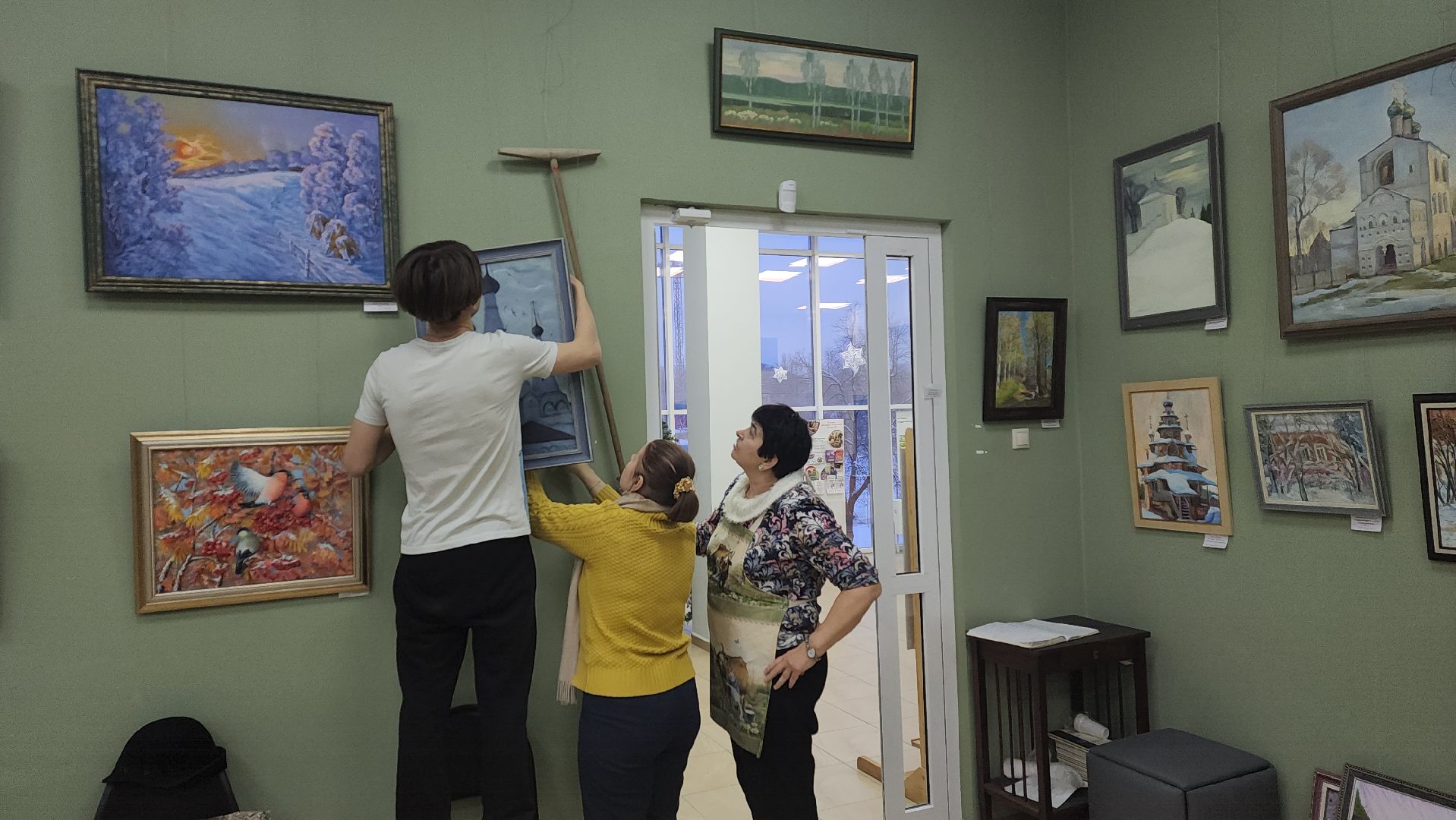 вертикалки, пушкино, художественная выставка, рождество, картины маслом, декоративно-прикладное искусство, творчество, дом художника,