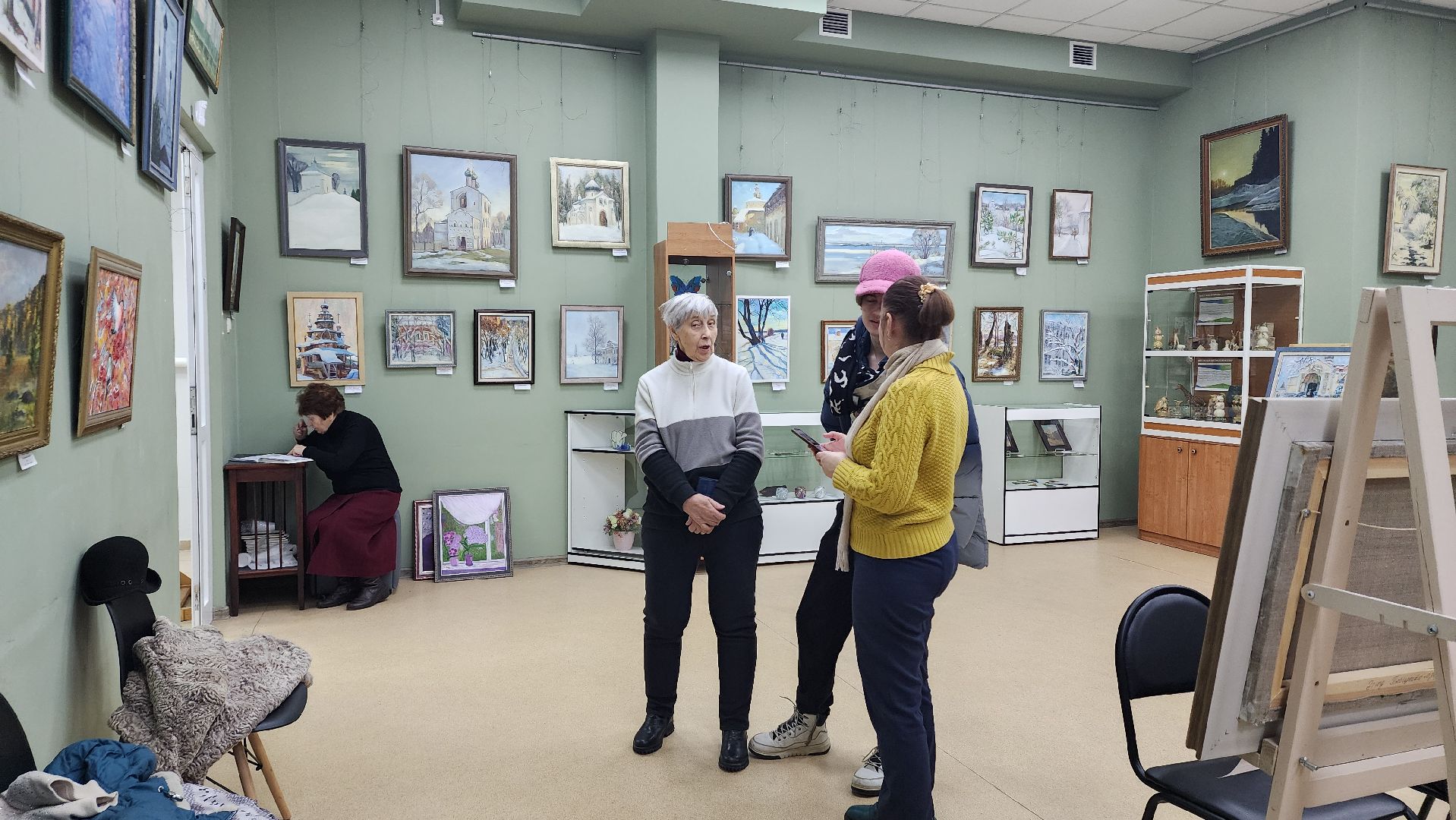 вертикалки, пушкино, художественная выставка, рождество, картины маслом, декоративно-прикладное искусство, творчество, дом художника,