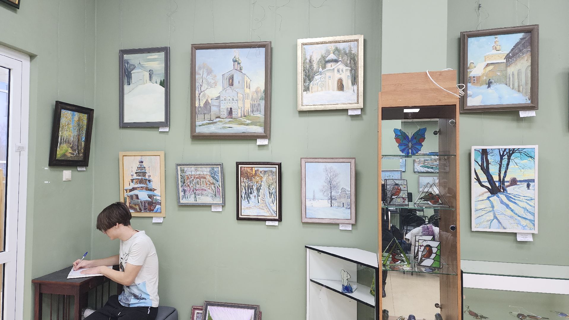 вертикалки, пушкино, художественная выставка, рождество, картины маслом, декоративно-прикладное искусство, творчество, дом художника,