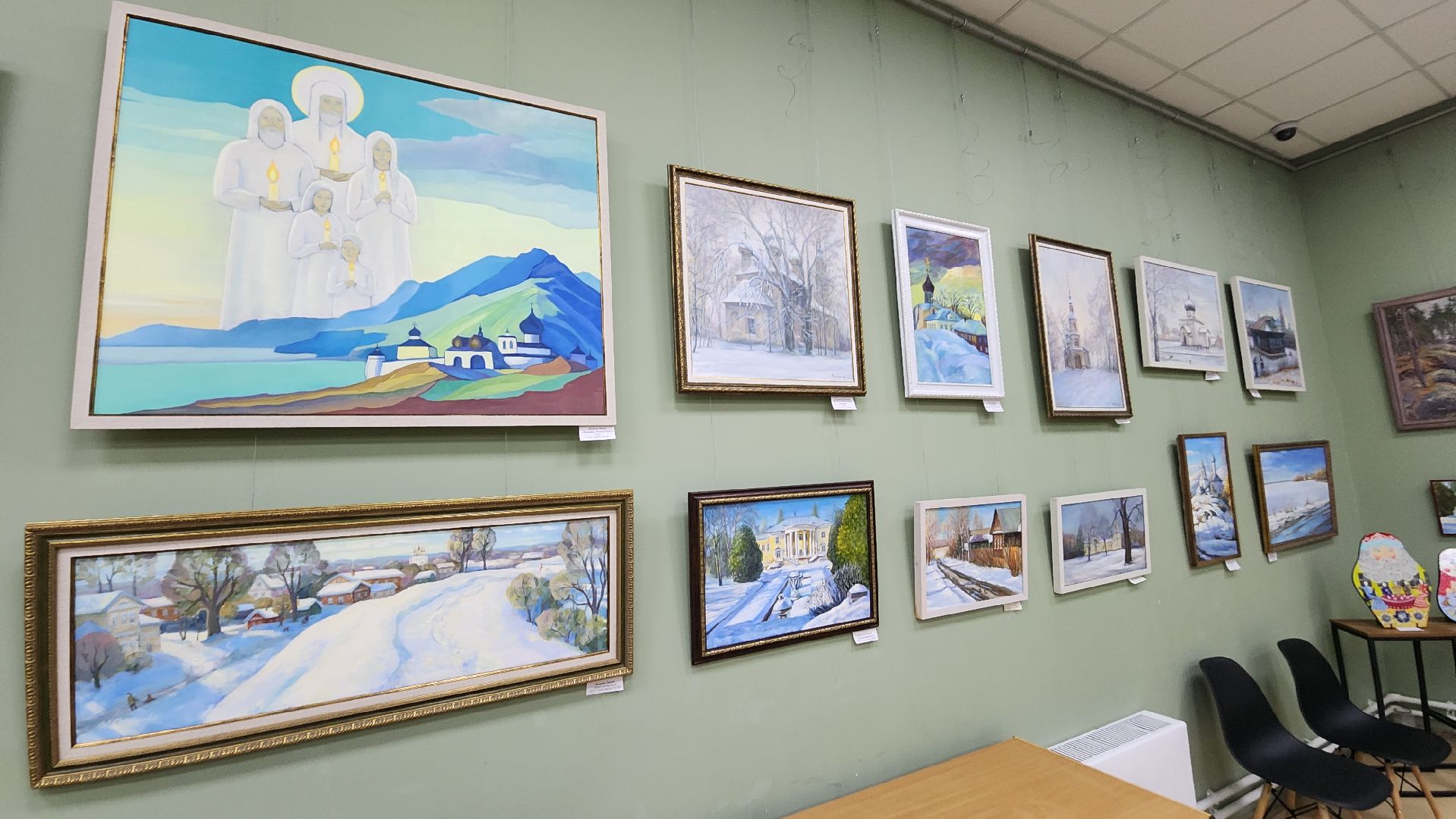 вертикалки, пушкино, художественная выставка, рождество, картины маслом, декоративно-прикладное искусство, творчество, дом художника,