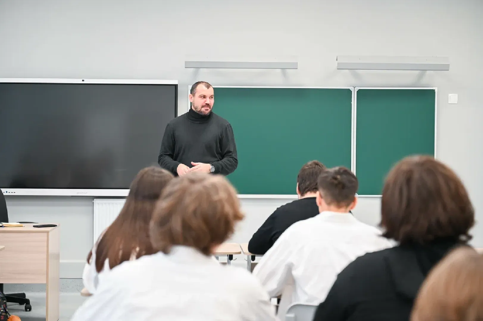 новая школа на 1100 мест,СОШ 11, жк эко видное, Глава муниципалитета, Новую школу открыли,Торжественная линейка,