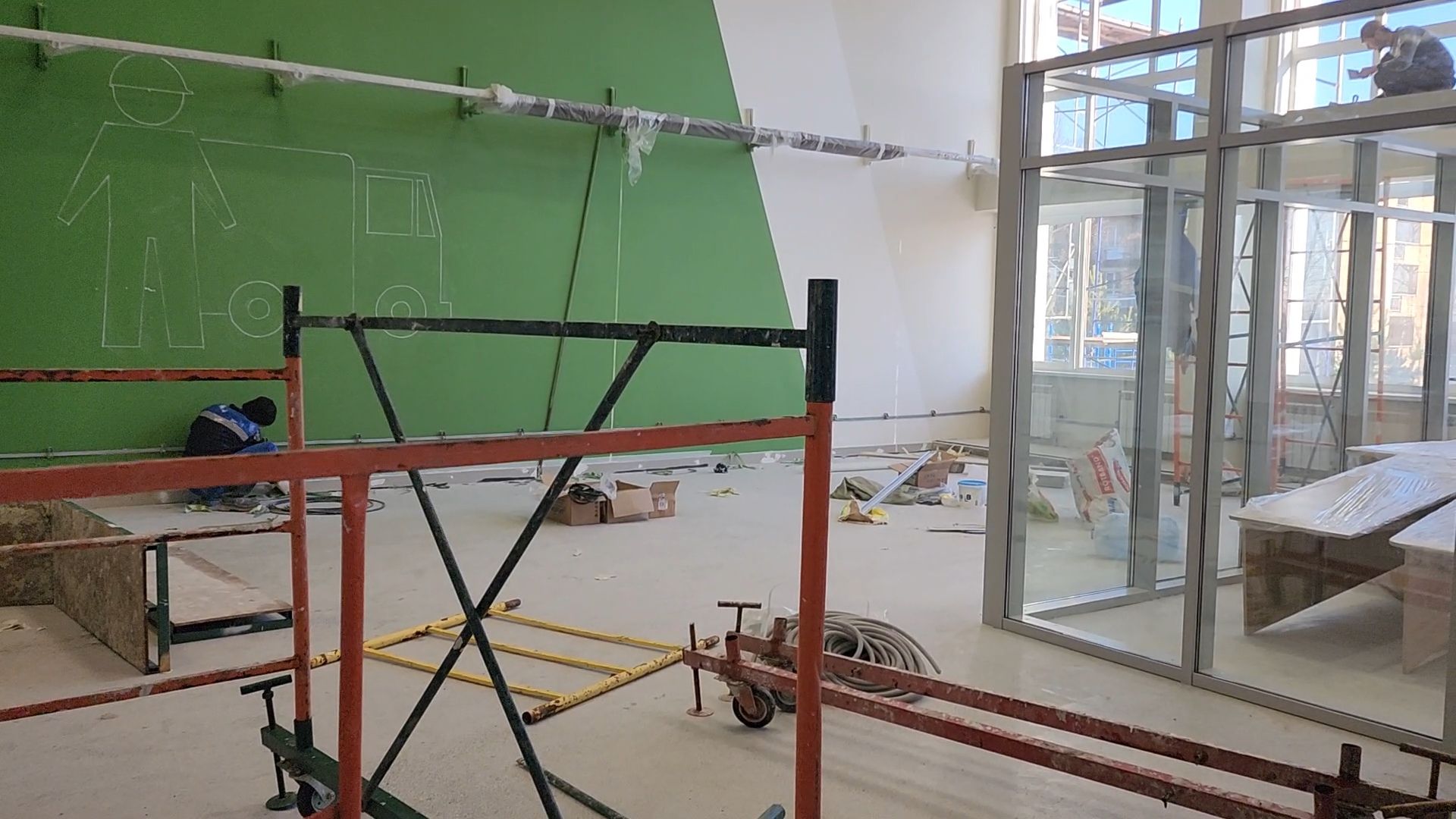 Бронницы, капремонт в дк мир, автомобильно-дорожный колледж, Капремонт колледжа, вертикалки,