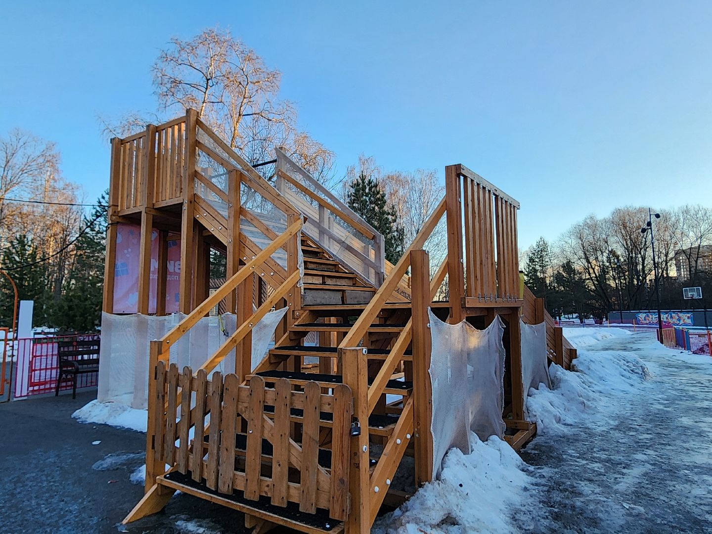 вертикалки, мытищи, катание в парке, ватрушки, тюбинг,